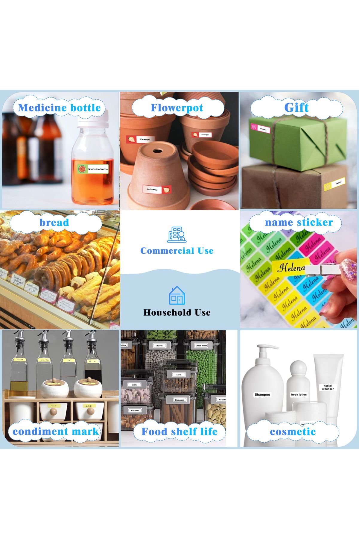 MARKLIFE-طابعة ملصقات حرارية صغيرة P15 طابعة ملصقات ذاتية اللصق صغيرة محمولة للهواتف المحمولة 7