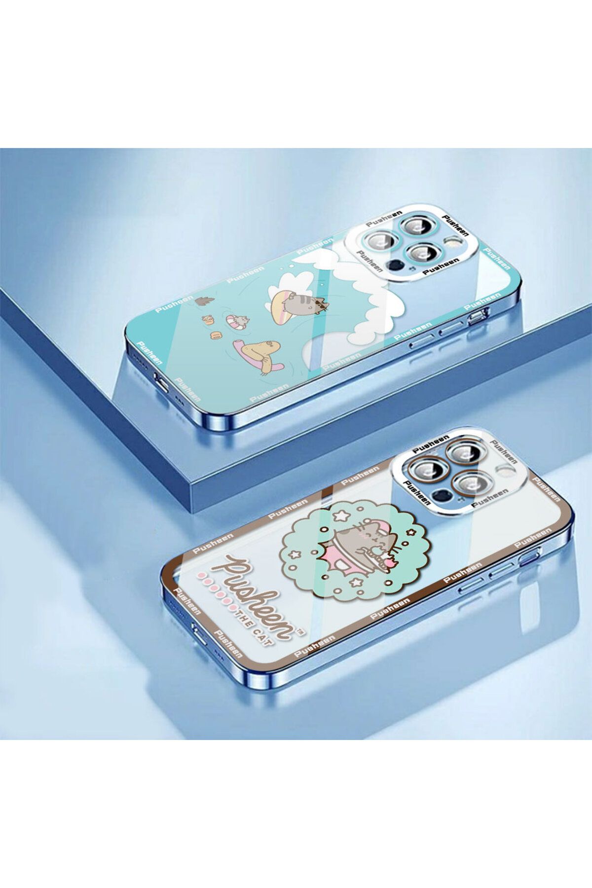 Choice-Funny Pusheen Cat Phone Case For iPhone 15 14 13 12 Mini 11 Pro Max X XR XS 7 8 SE 2020 Plus Soft... 5
