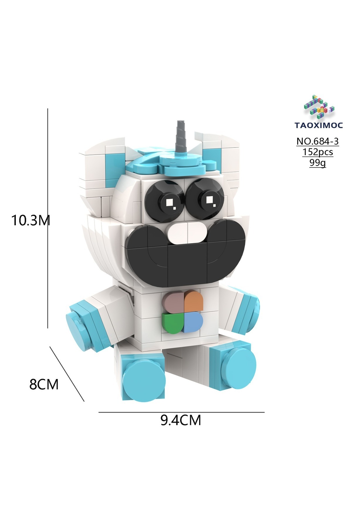 Choice New Smiling Critters Building Blocks Poppy 3 Smiling Critters