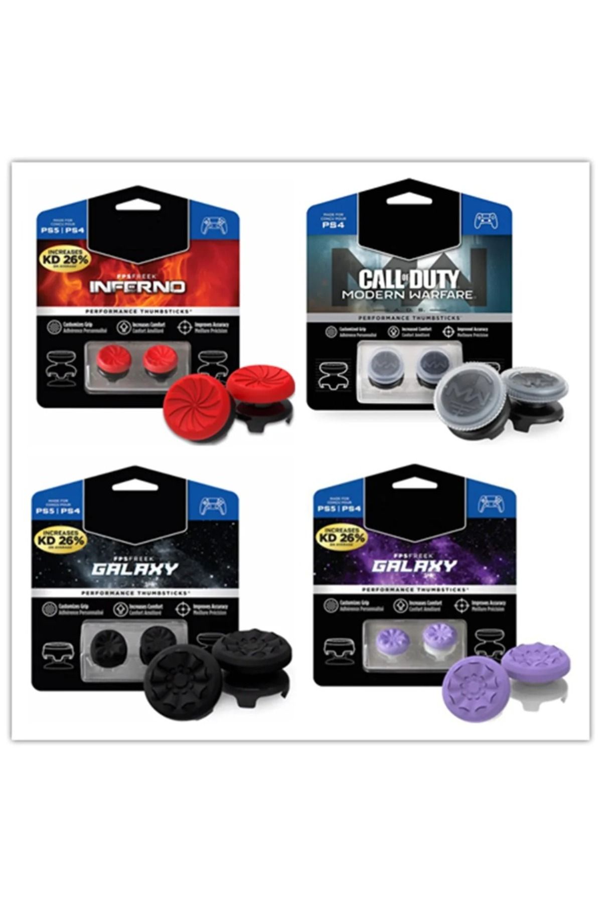 Choice-FPS Freek Galaxy for Playstation PS4 High-Rise Analog Stick PS5 Joystick Controller Performance C... 8