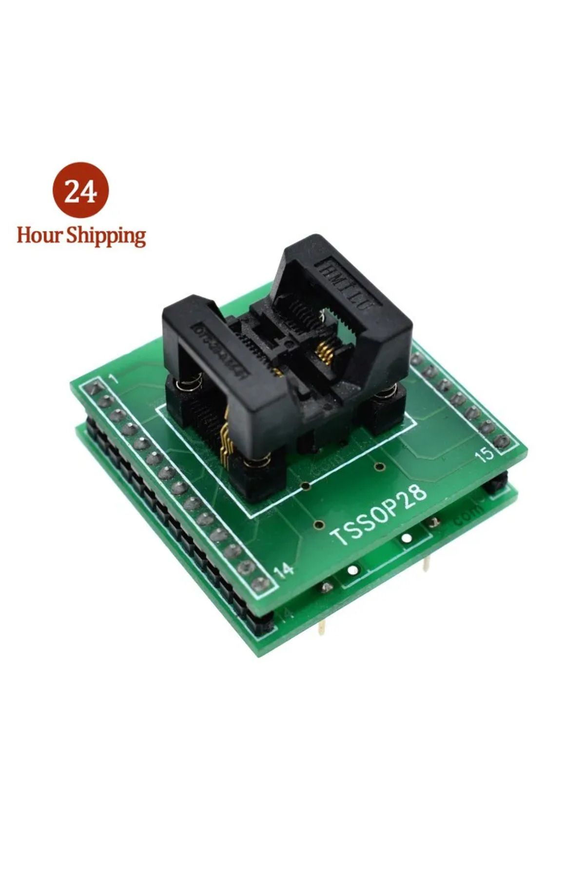Choice-TSSOP8 to DIP28 Adapter TL866A TL866CS programmer adapter SSOP8 to DIP28 IC Test Socket adapter 0... 5