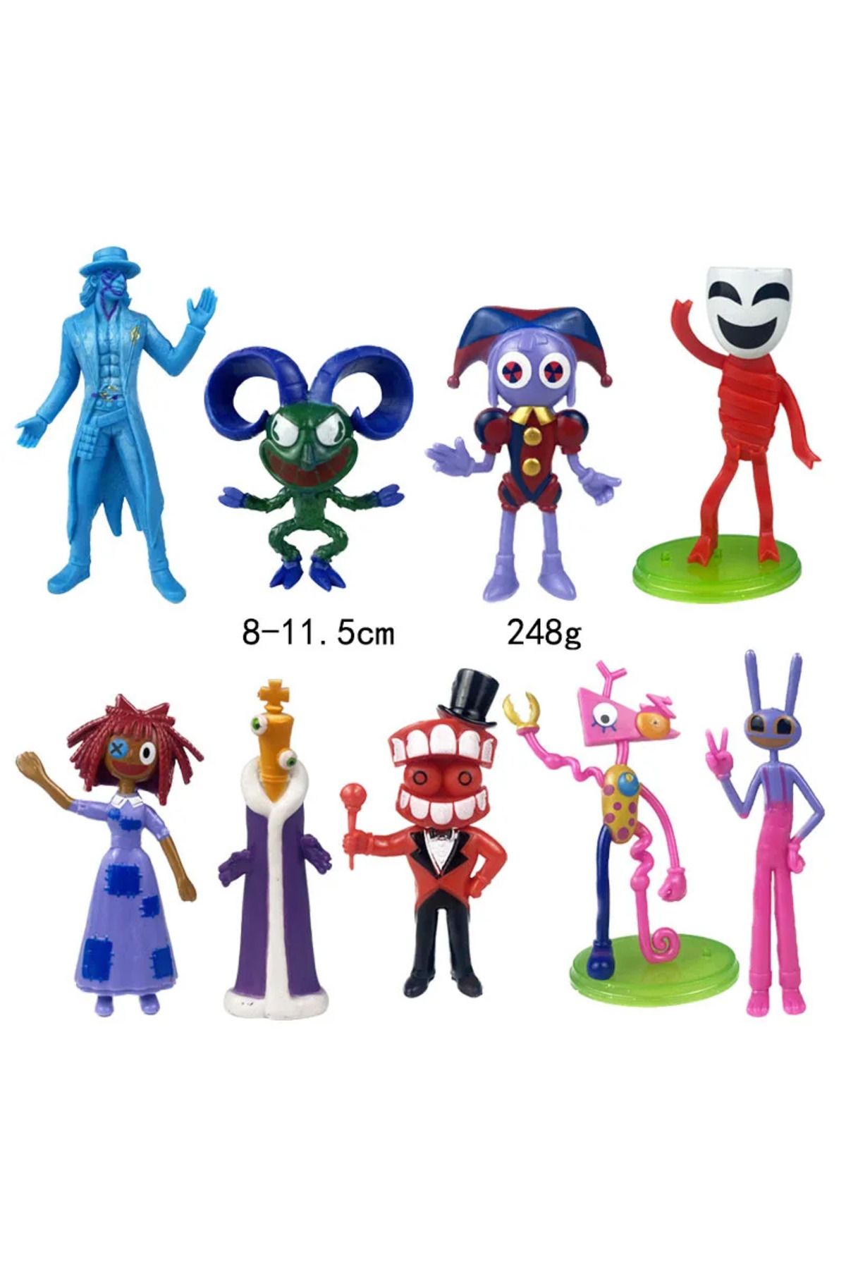 Choice-New The Amazing Digital Circus 6/10/12 PCS Anime Figures Action PVC Model Toy Desk Decor Collecti... 5