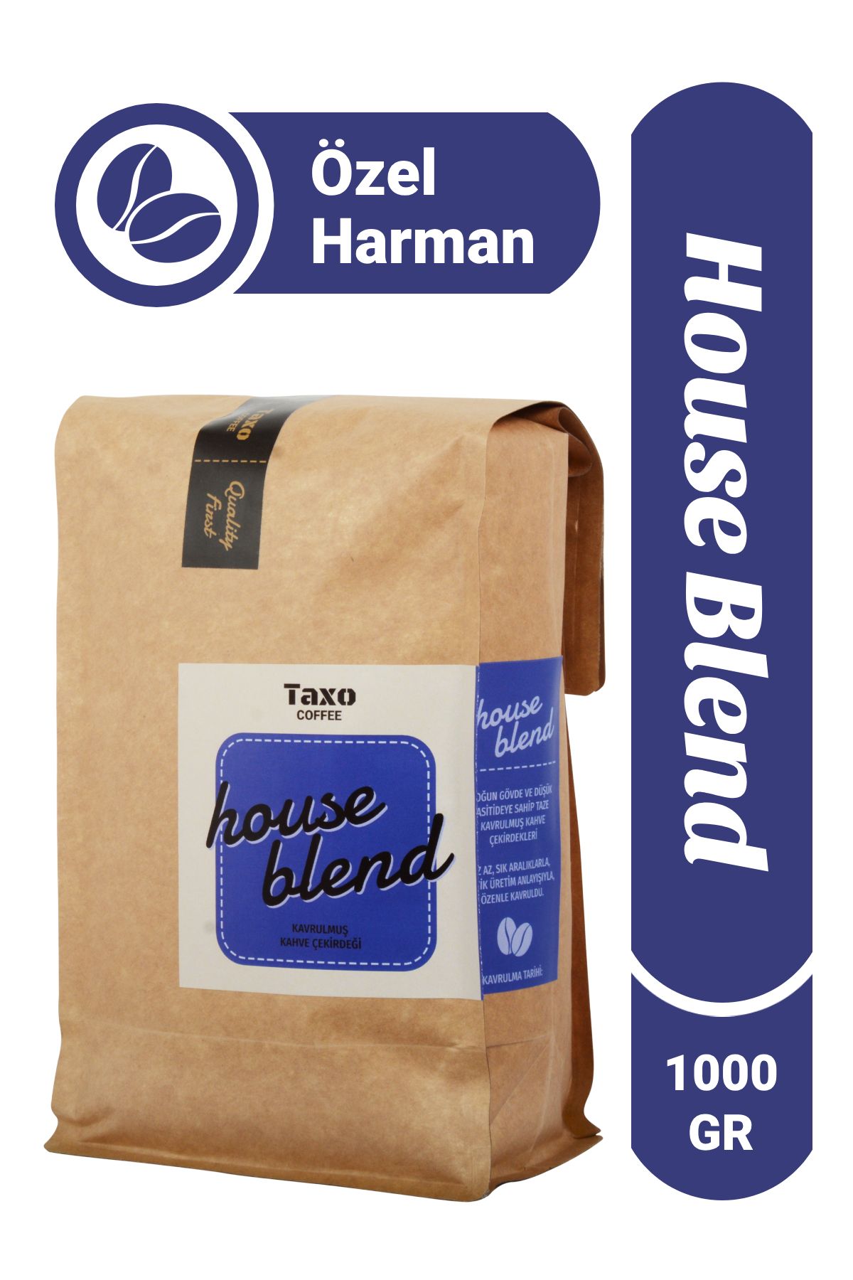 Taxo Coffee House Blend 1kg Çekirdek Kahve