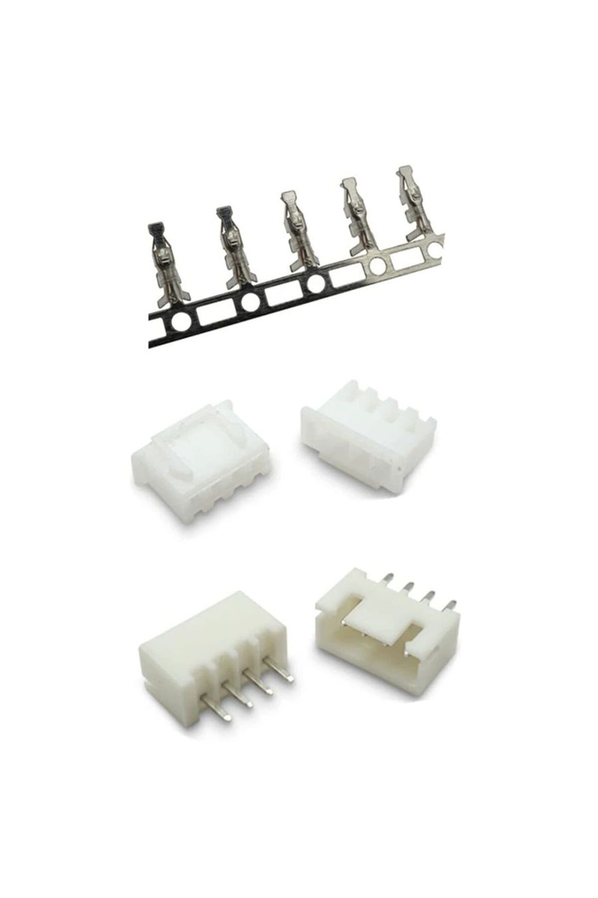 Choice-10Pcs 3S XH 2.54mm 4pins Pitch Terminal Kit Housing Pin Header JST Connector Wire Connectors Adaptor 8