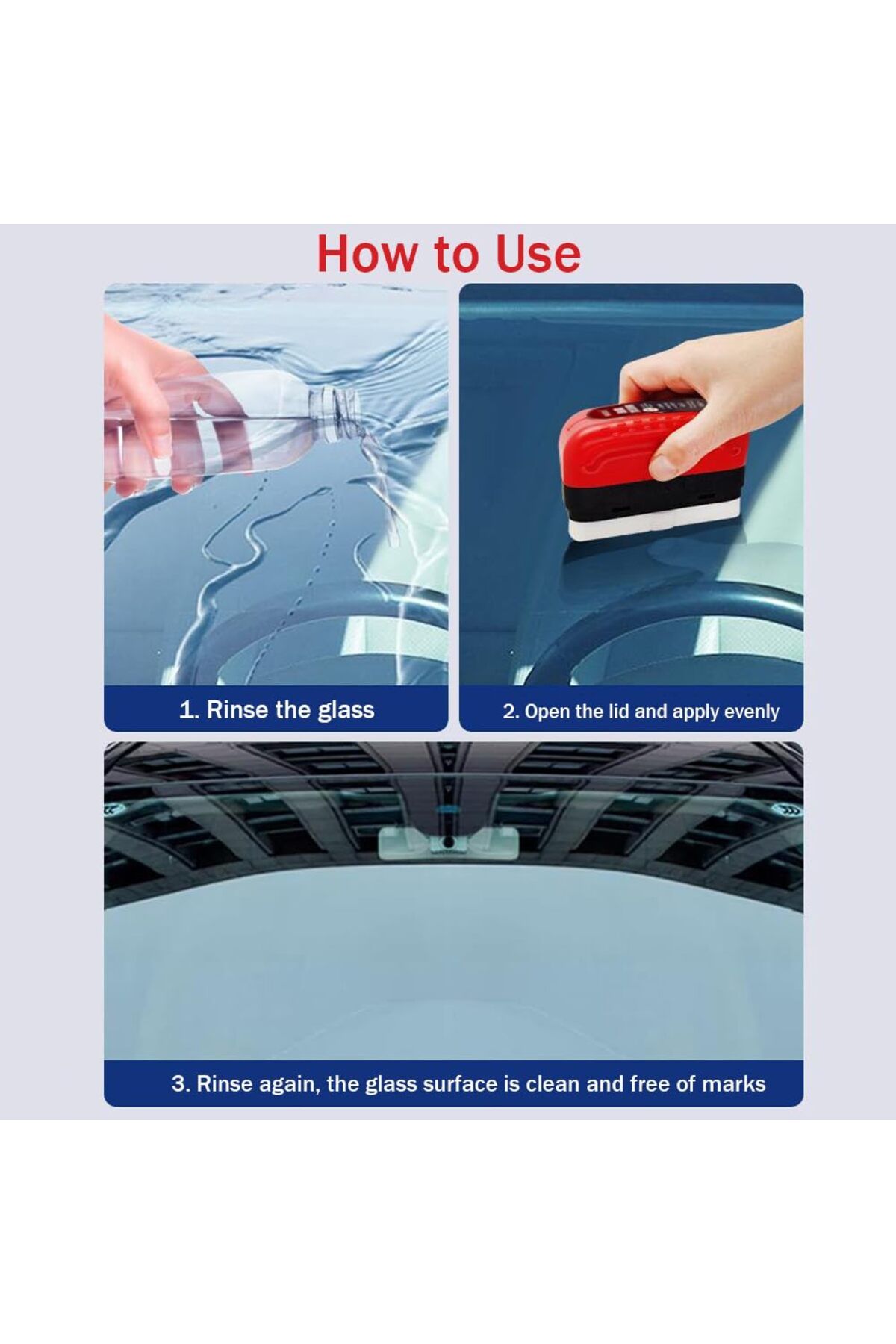 Choice-Glass Oil Film Remover For Car Oil Film Remover For Car Window 120ml Car Windshield Cleaner Glass... 4