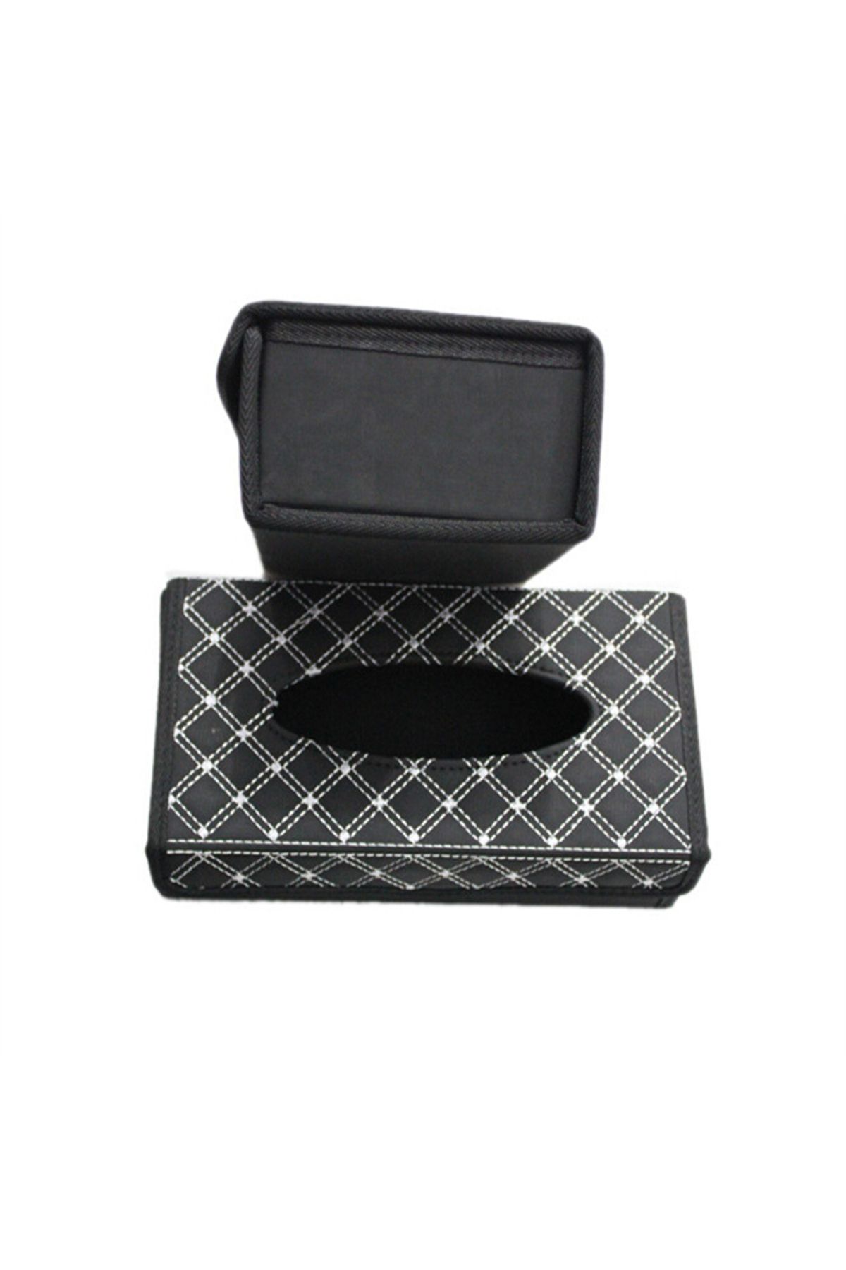 Choice-1PC Desktop Tissue Box PU Leather Luxury Car Tissue Boxes Auto Interior Storage Decoration Room H... 1