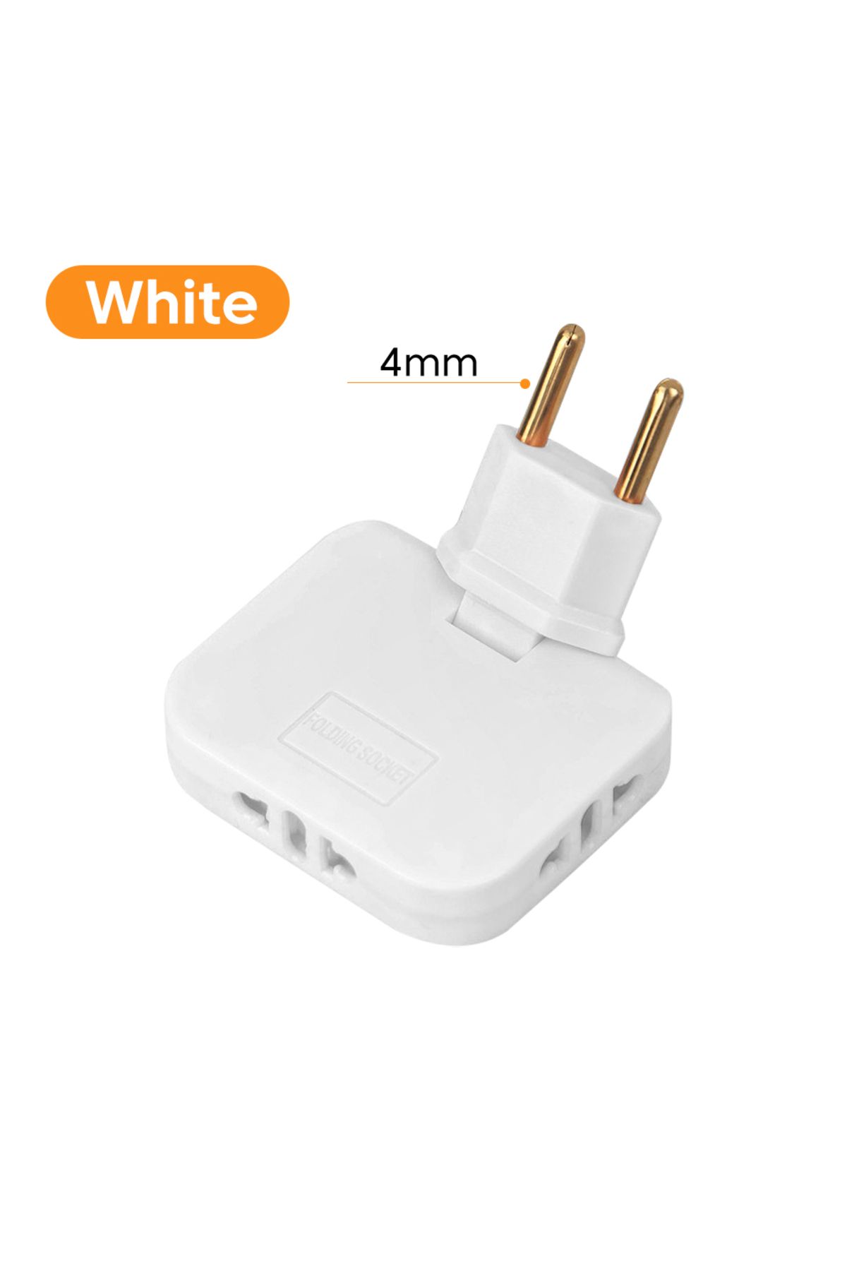 Choice-3in 1 EU Power Socket Plug Adapter Foldable US To EU Travel Converter 180° Rotate European Extens... 1