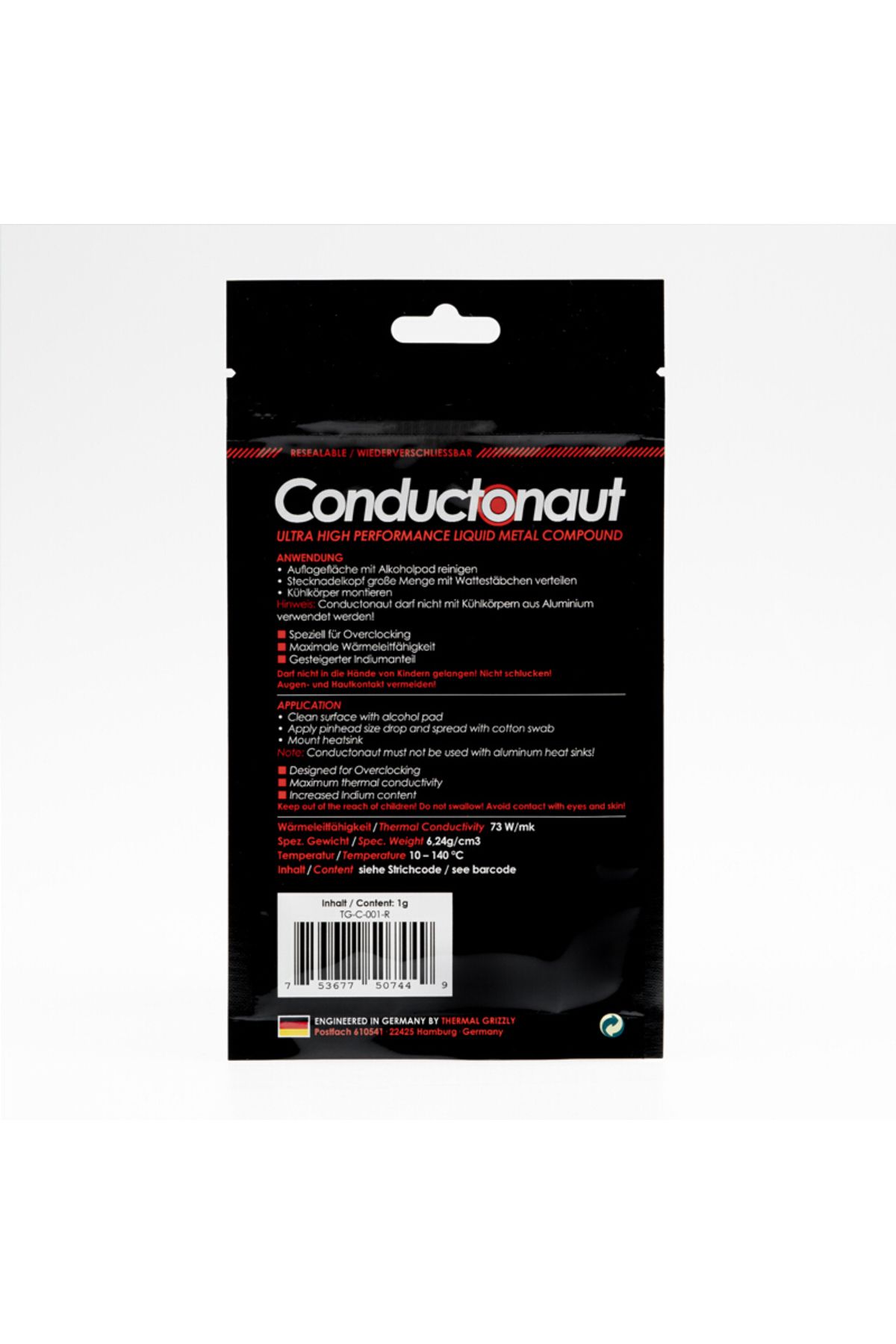 Choice-Thermal Grizzly Conductonaut Liquid Metal Thermal Grease For CPU GPU Graphics Card Thermal Conduc... 3