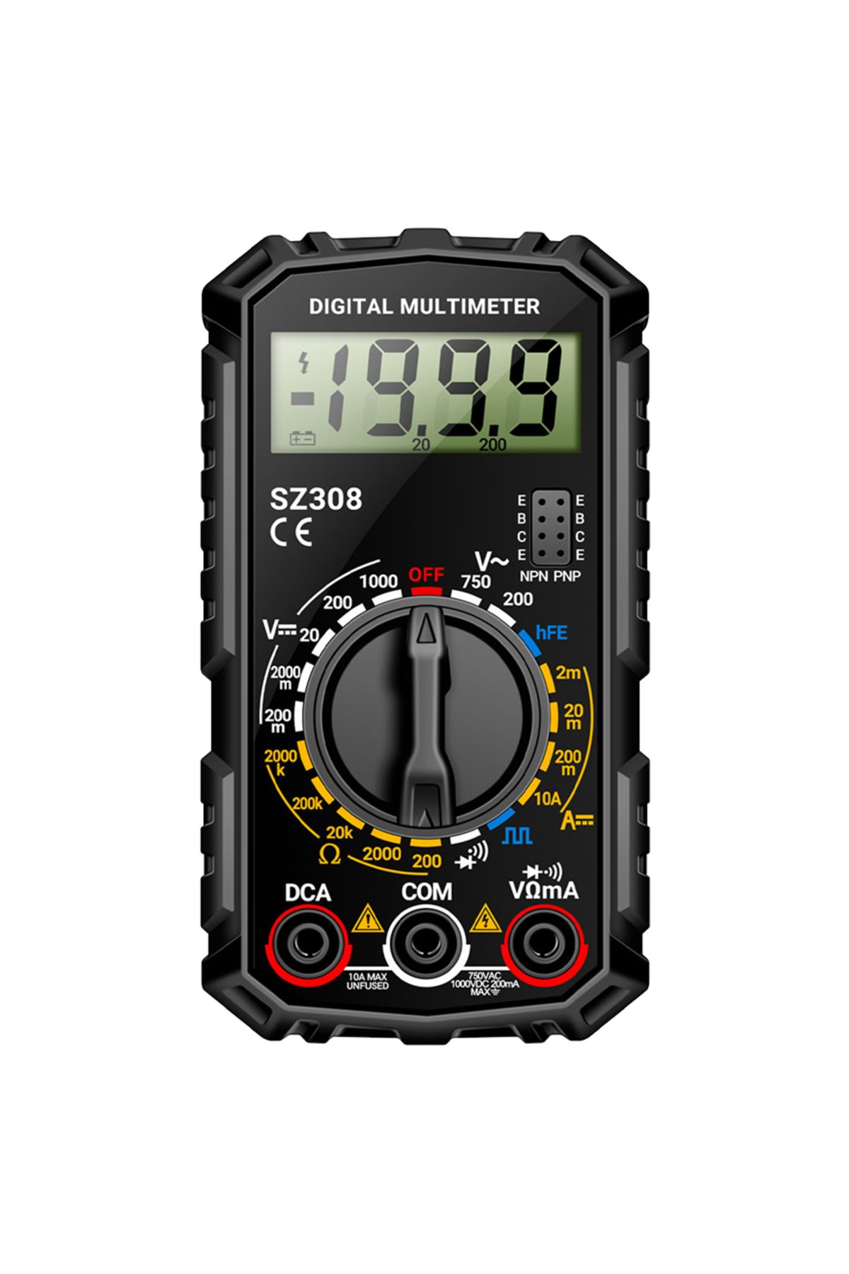 Choice-Digital Multimeter Voltage Resistance Meter High-Precision Square Wave Tester HFE Triode Buzzer M... 1