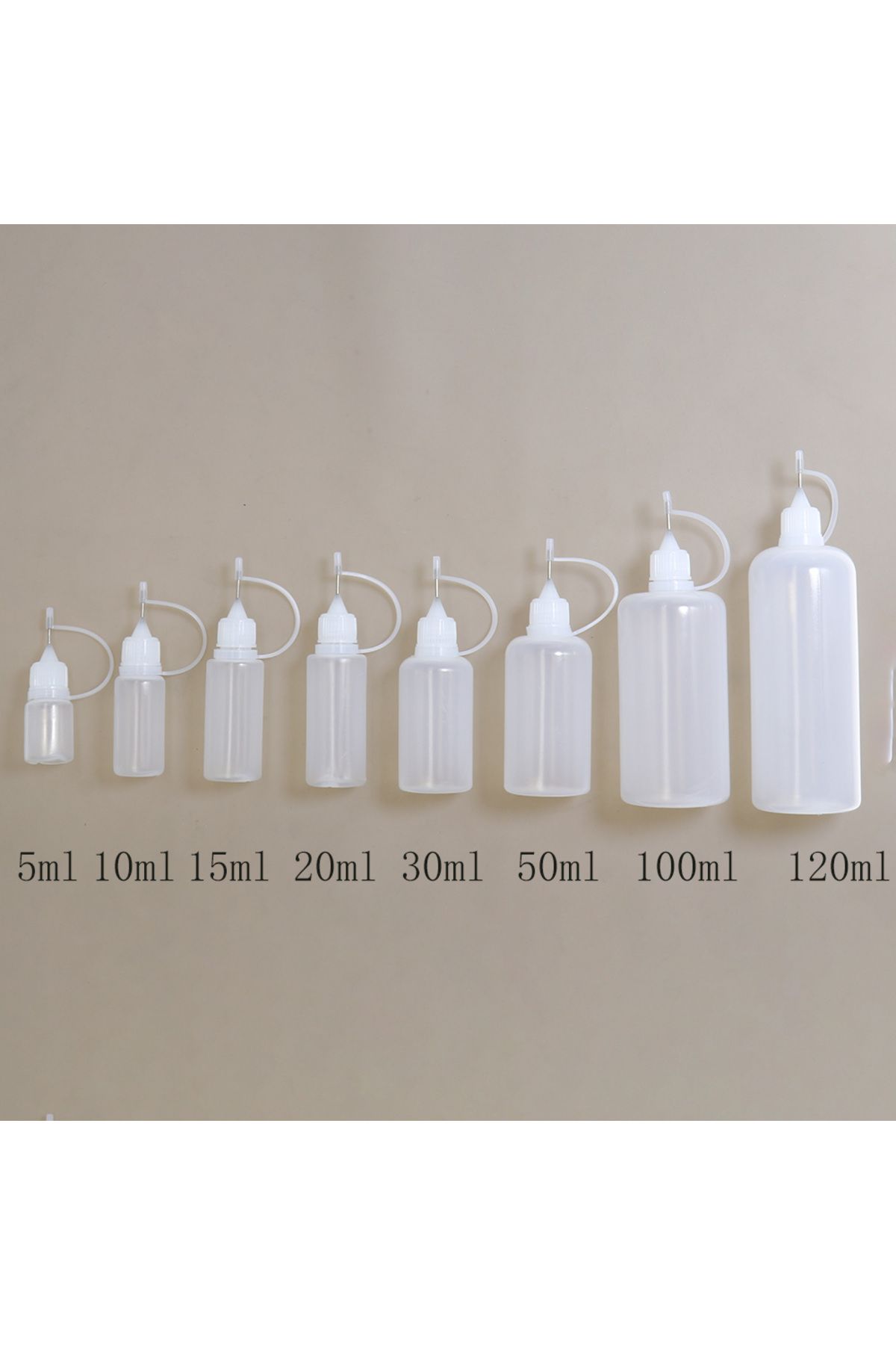 Choice-20ml 5ml 10ml 15ml 30ml 50ml 100ml 120ml Pe Plastic Squeezable Tip Applicator Bottle Refillable Drop 2