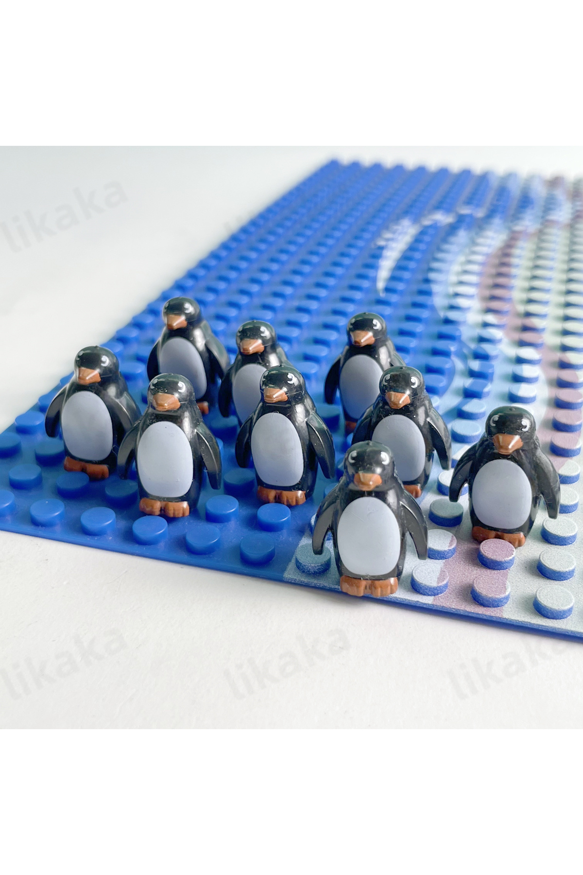 ۹ عددی بلوکهای ساختنی حیوانات پنگوئنهای قطب جنوب سازگار با MOC، اسباببازیهای DIY و بلوکهای مینی…