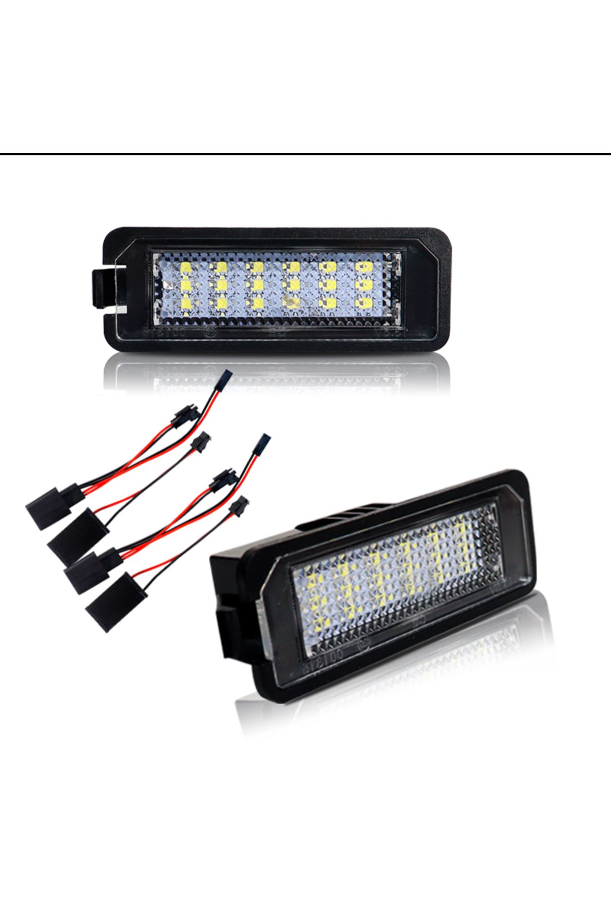Choice-For VW GTi Golf 4 5 6 7 MK4 MK5 MK6 MK7 Passat B7 CC EOS Scirocco Beetle 2PCS LED Number License ... 7