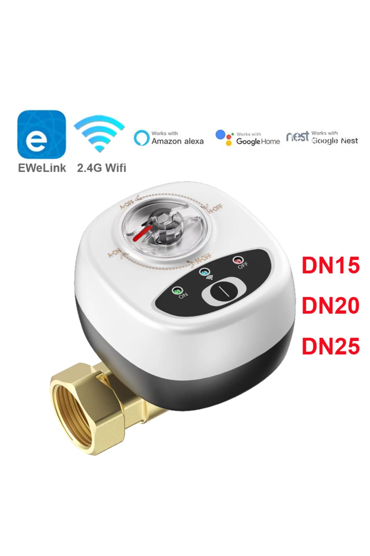 Choice-Smart WiFi Water Valve Intelligent Controller DN15/DN20/DN25 Pipe EweLink APP Control Timer Irrig... 2