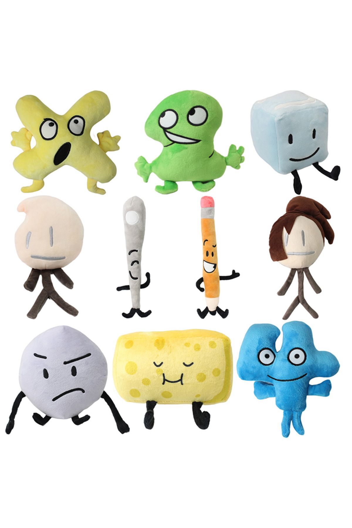 Choice-10 Style New Two Four X Battle for Dream Island Plush Toy Needle Ice Cube Snowball Plushie Pillow... 2