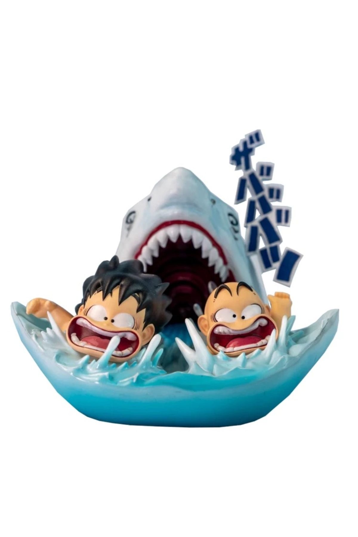 Choice-6.5cm/2.6 Anime Dragon Ball Figure Goku Krillin Shark Attack Water Escape Scene Action Figure Sta... 8