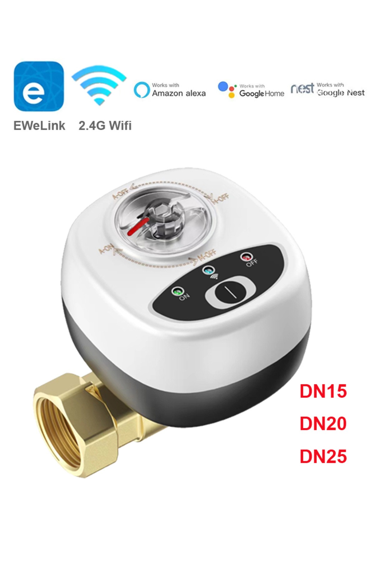 Choice-Smart WiFi Water Valve Intelligent Controller DN15/DN20/DN25 Pipe EweLink APP Control Timer Irrig... 8