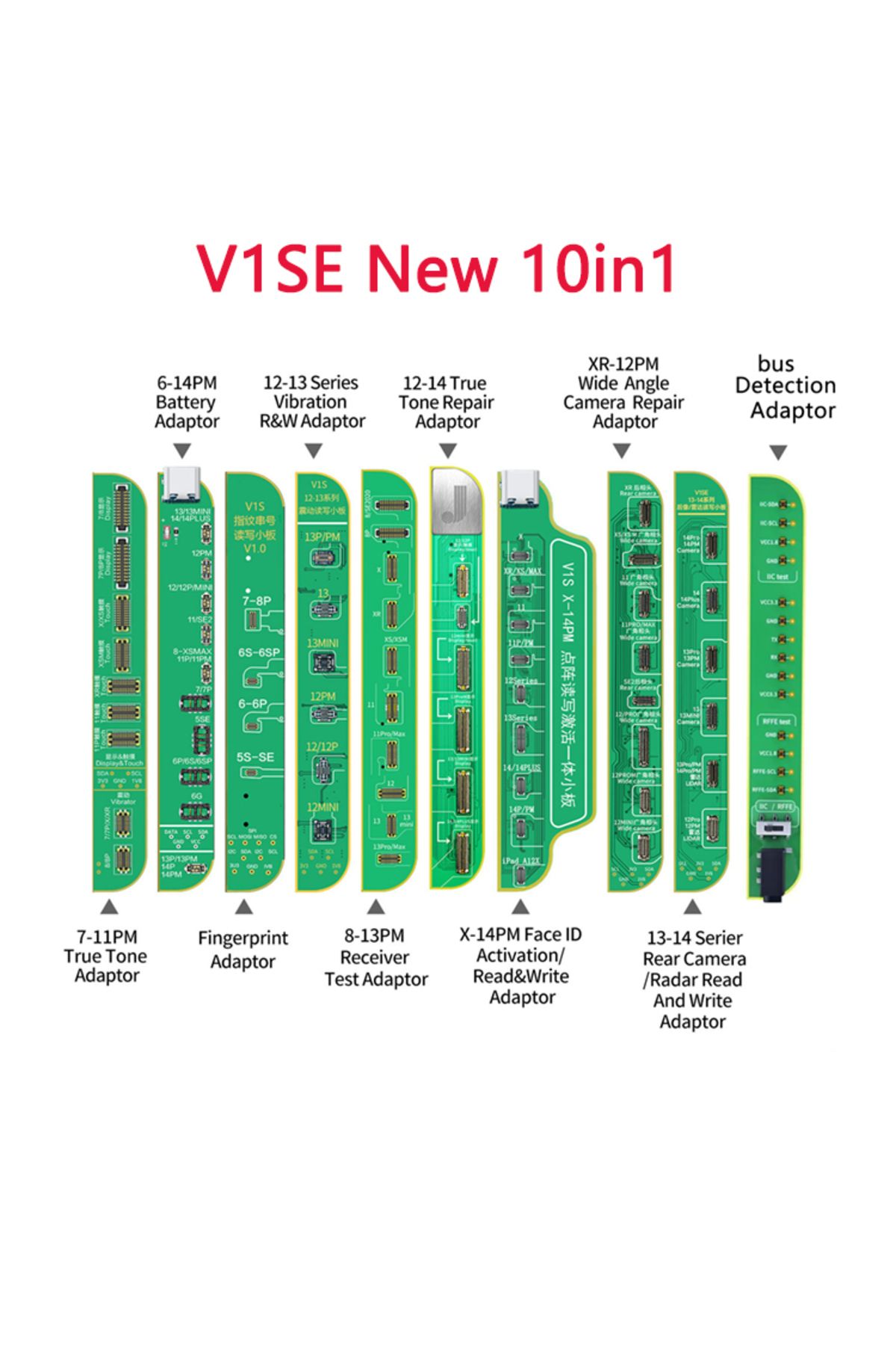 Choice-JCID JC V1SE for IPHONE X XS Max 11 12 13 14 15Pro True Tone Fingerprint Dot Projector Battery Da... 8