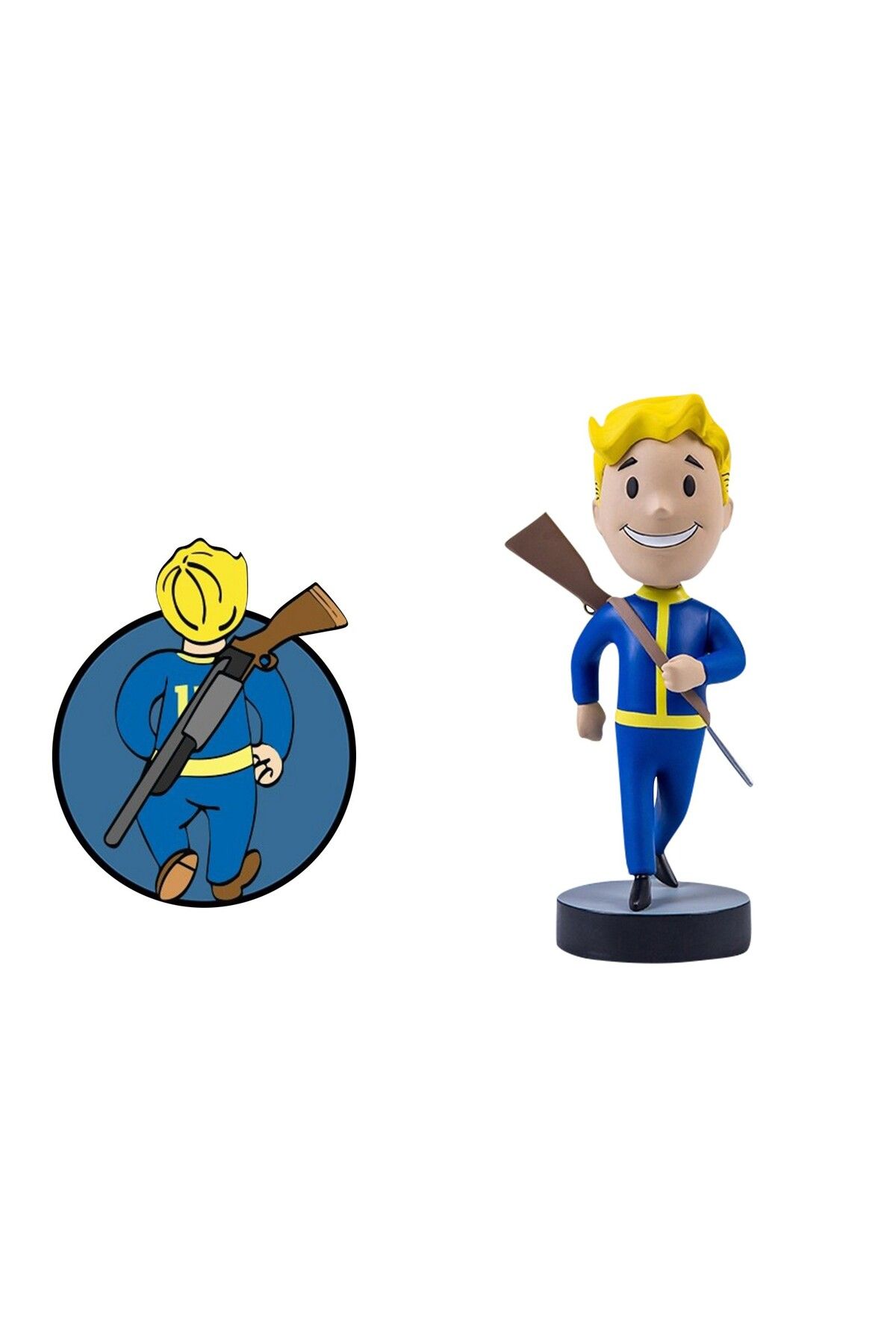 Choice-1pc Vault Boy Cartoon Animation Shaking Head Doll Resin Desktop Dolls Figure Ornament Home Desk D... 1