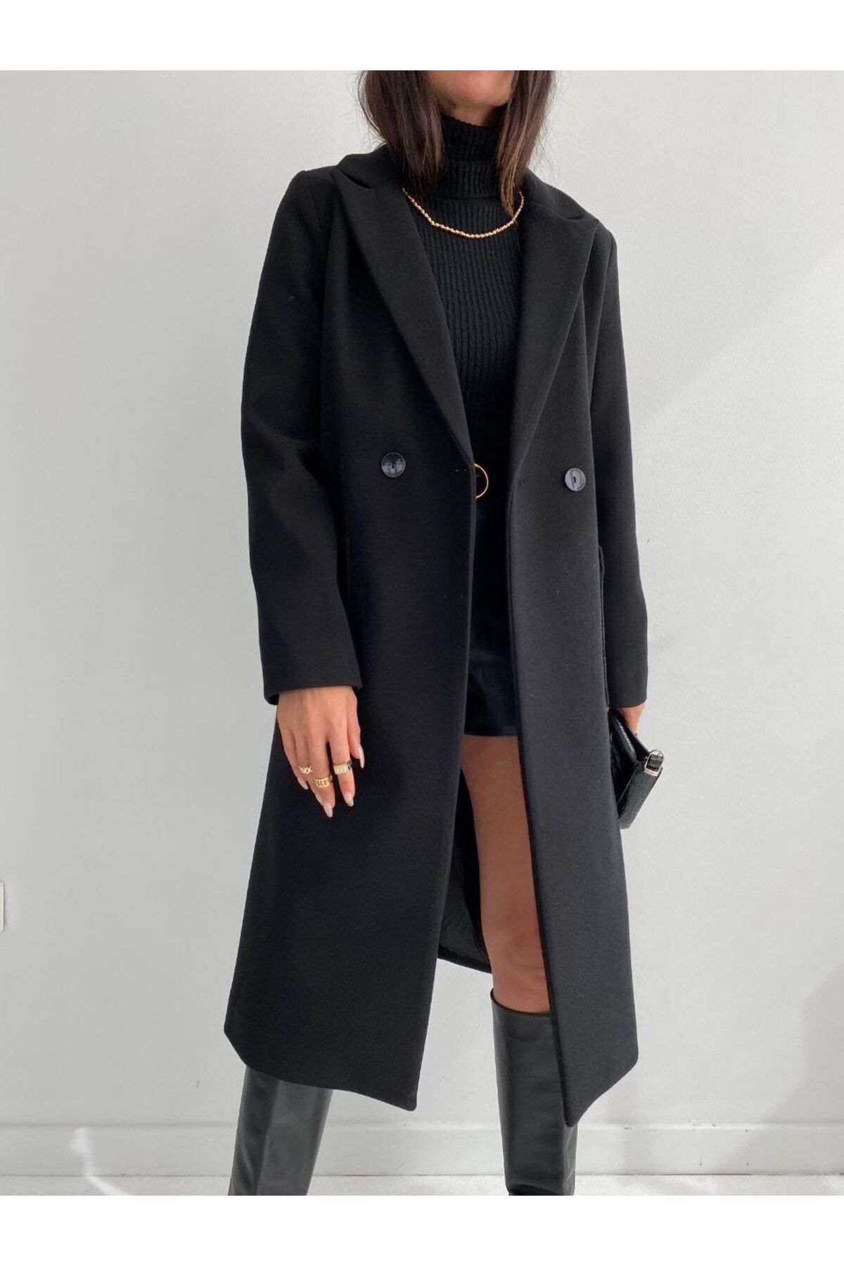 MADAM-Two Button Spoon Coat 1