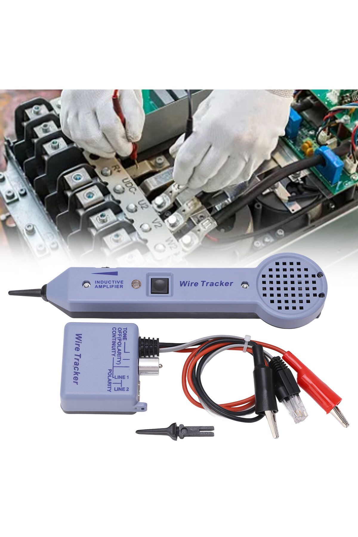 Choice-Tone Tracing Tester Network Cable Tracing Tester Kit Audio Adjustable Induction Amplifier Cable T... 3