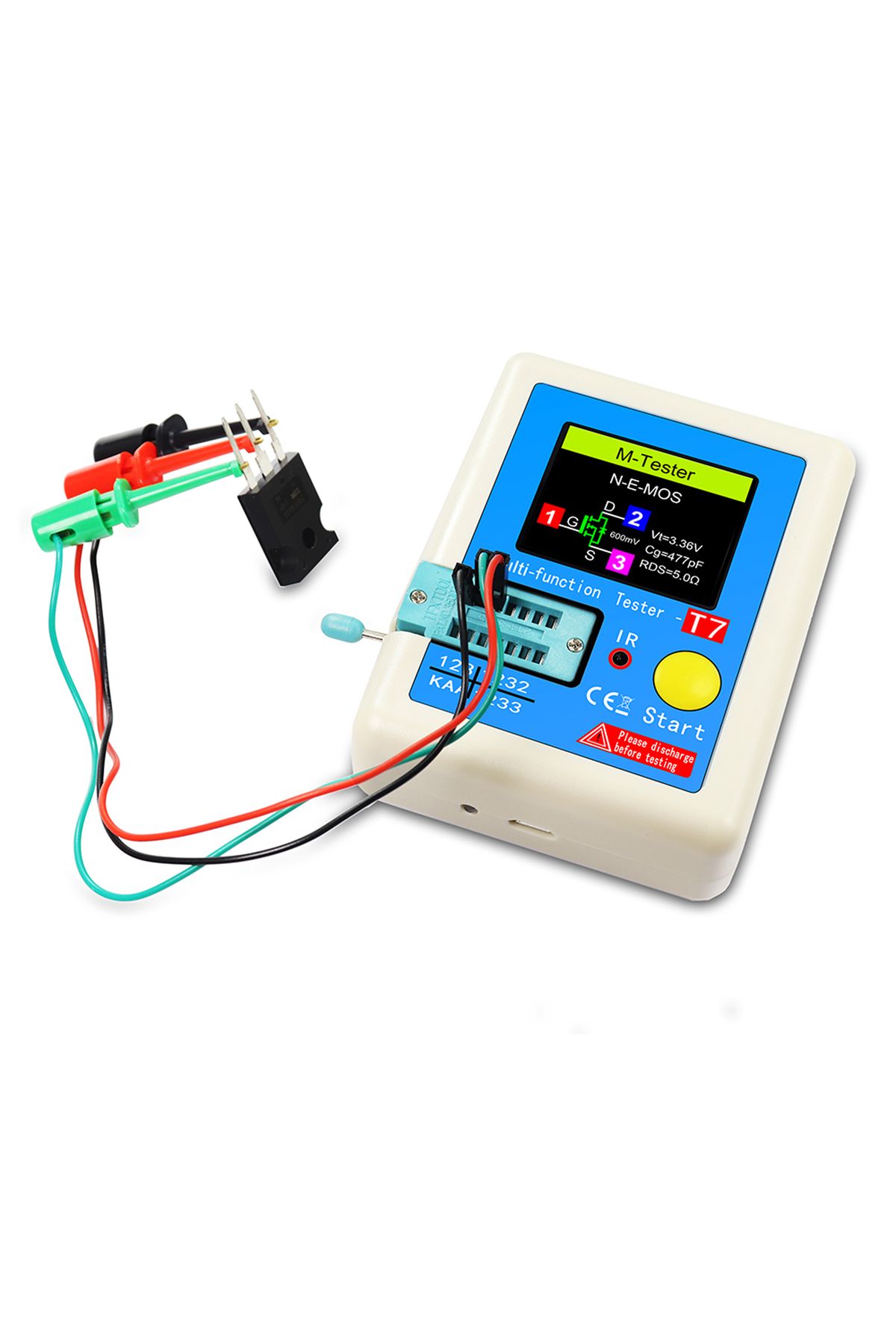 Choice-LCR-T7 New Transistor Tester TFT Diode Triode Capacitance Meter LCR ESR Meter NPN PNP MOSFET IR M... 6