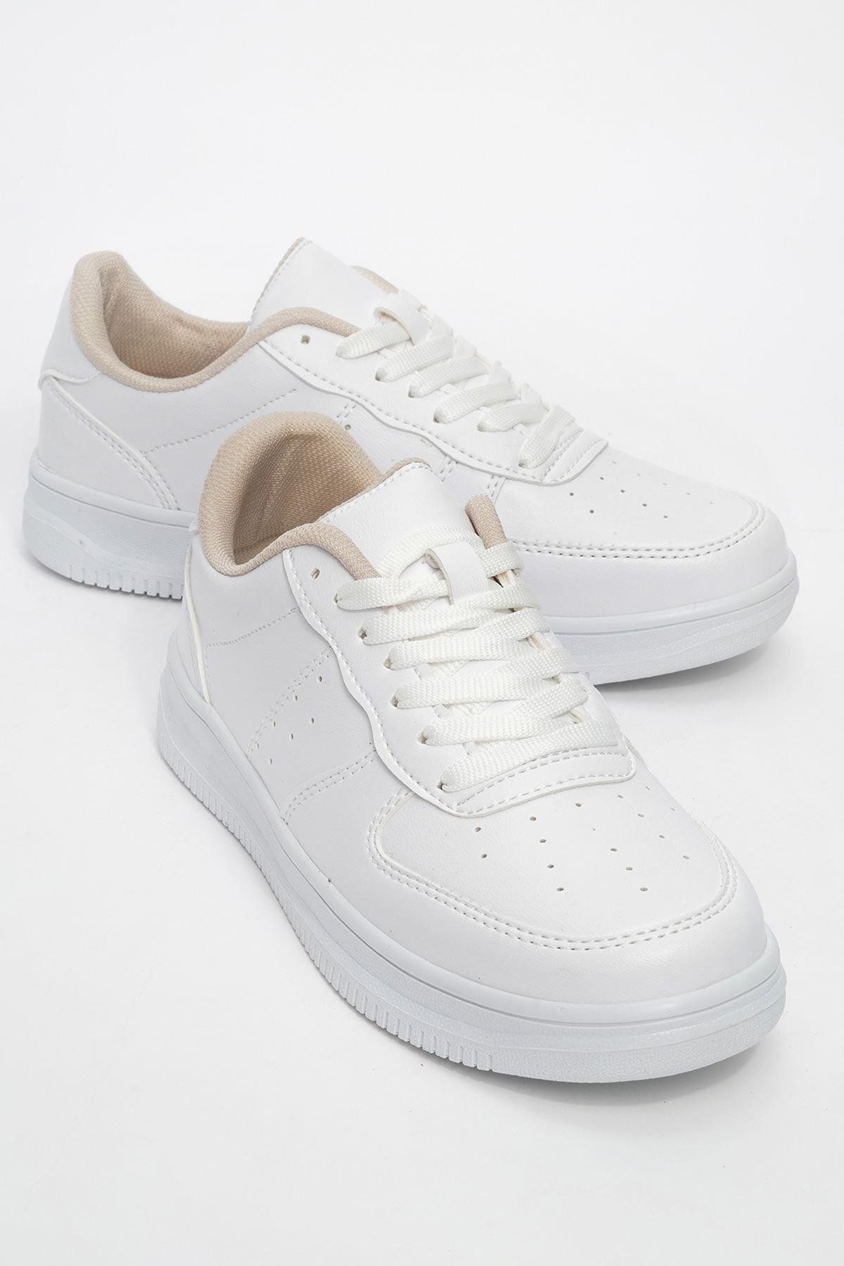 Ccway Pantofi Sport De Damă Alb Alb - Cu Șireturi Masculin - 44