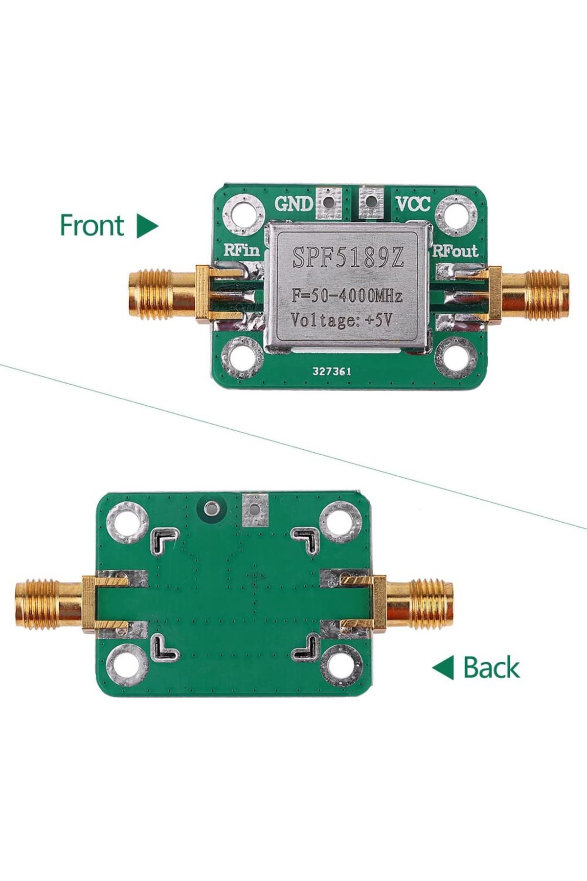 TTAKA7-جهاز استقبال إشارة RF SPF5189 مع غلاف حماية منخفض الضوضاء نطاق واسع تردد راديوي LAN 50-4000 ميجا هرتز... 4
