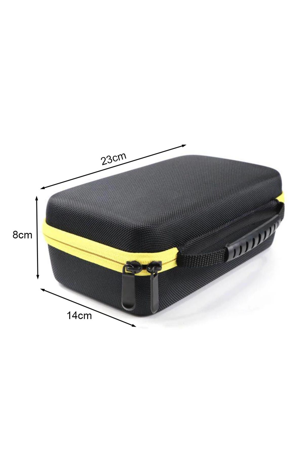 ALLOYSEED-Yellow Digital Multimeter Bag With Mesh For Fluke F117c F17b F115c Eva Storage Case Waterproof Prote 1