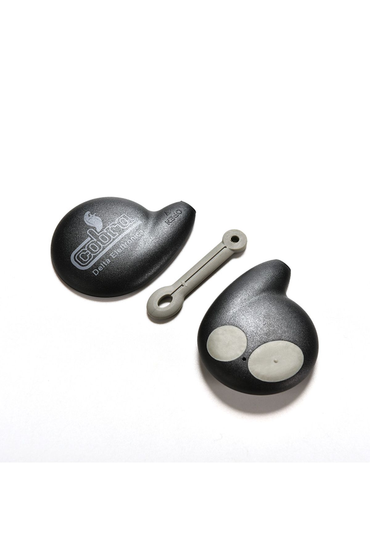 Choice-1PC Remote Shell Black Color 2 Buttons Fit for Cobra Alarm 7777 Remote Key FOB Cases Replacement 3
