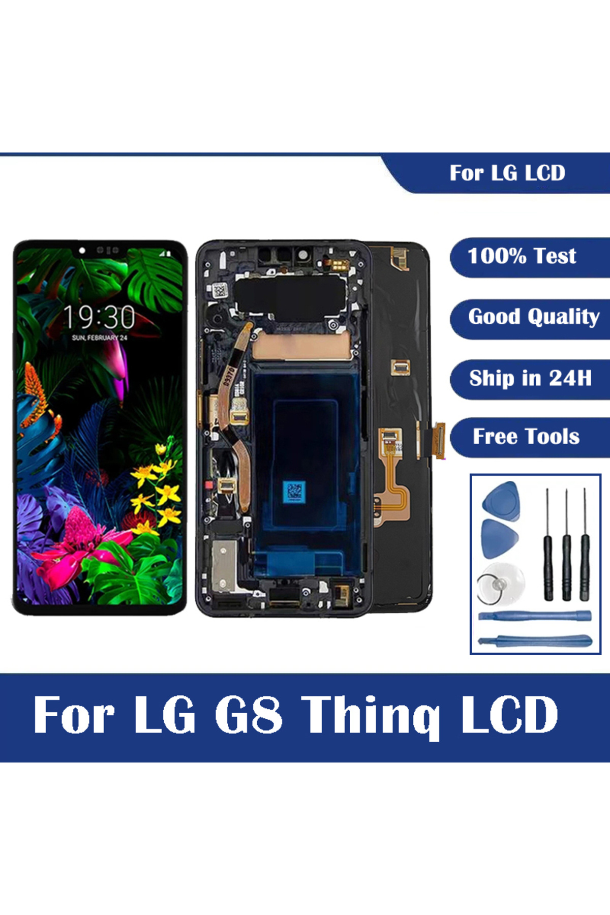 Choice-Super AMOLED For LG G8S ThinQ LM-G810 LMG810 LMG810EAW LCD Display Touch Screen Assembly For LG G... 3