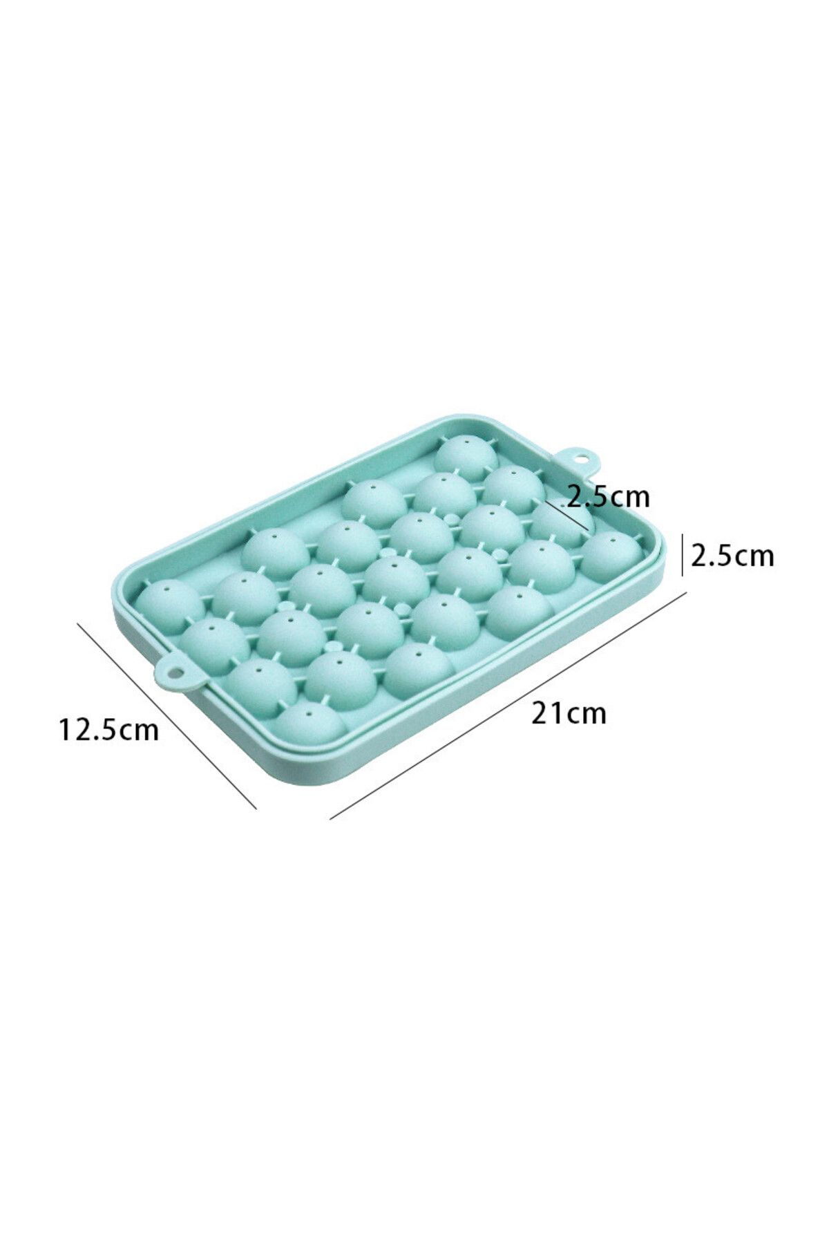 Choice-25 Grids Silicone Ice Grid Ball Ice Cube Mold with Cover Ice Storage Box Easy to Demould Ice Maki... 7