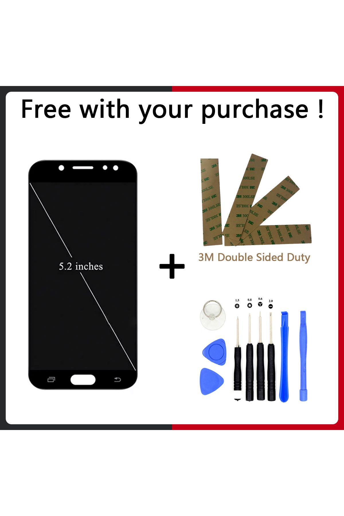 Choice-For SAMSUNG Galaxy J5 2017 J530F SM-J530F J530 LCD Display Touch Screen Digitizer J530 Display Fo... 2