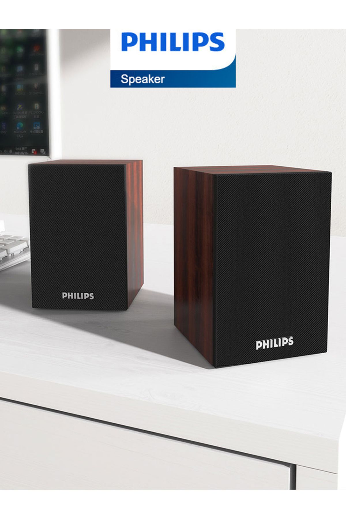 Philips-SPA20 Speaker Bluetooth with 360 degree Surround Sound Bluetooth Wireless Stereo for Comp... 2