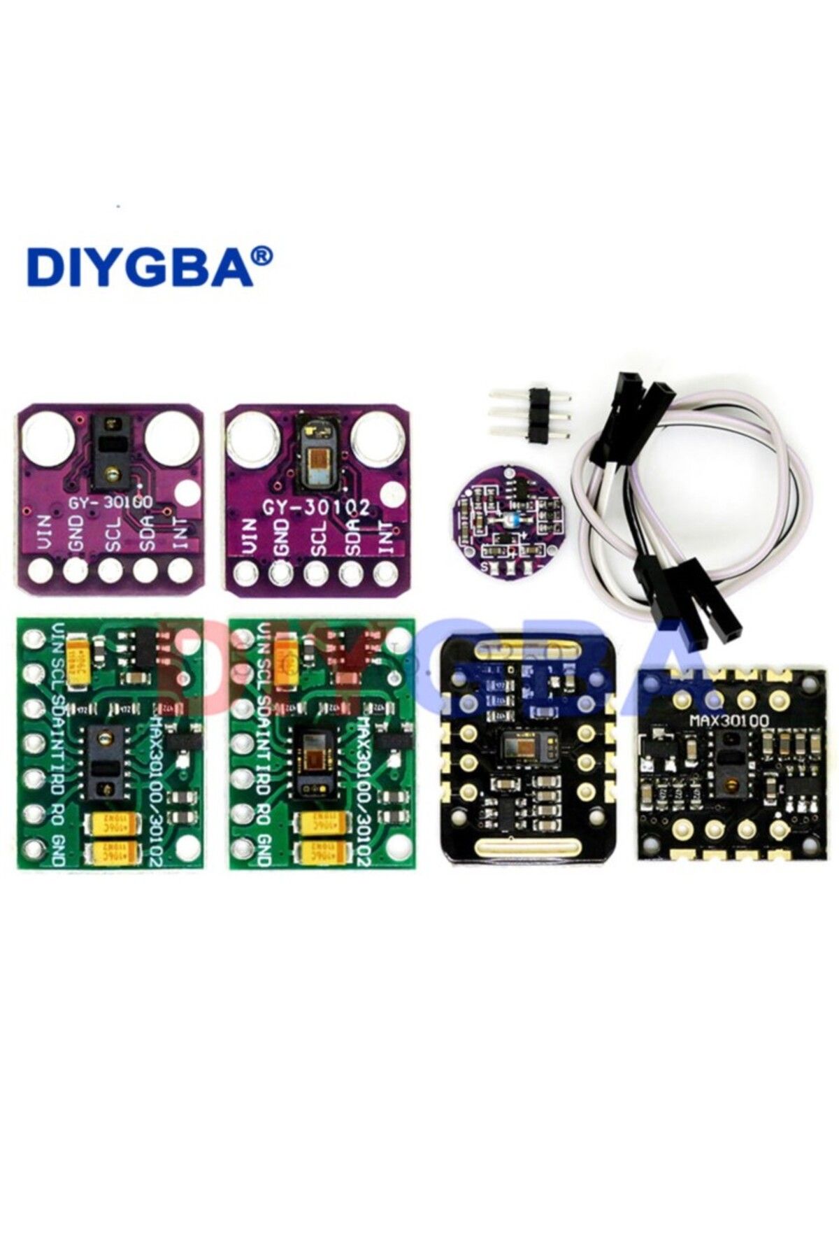 Choice-MH-ET LIVE MAX30102 MAX30100 Heart rate Sensor Module Puls detection Blood oxygen concentration t... 8