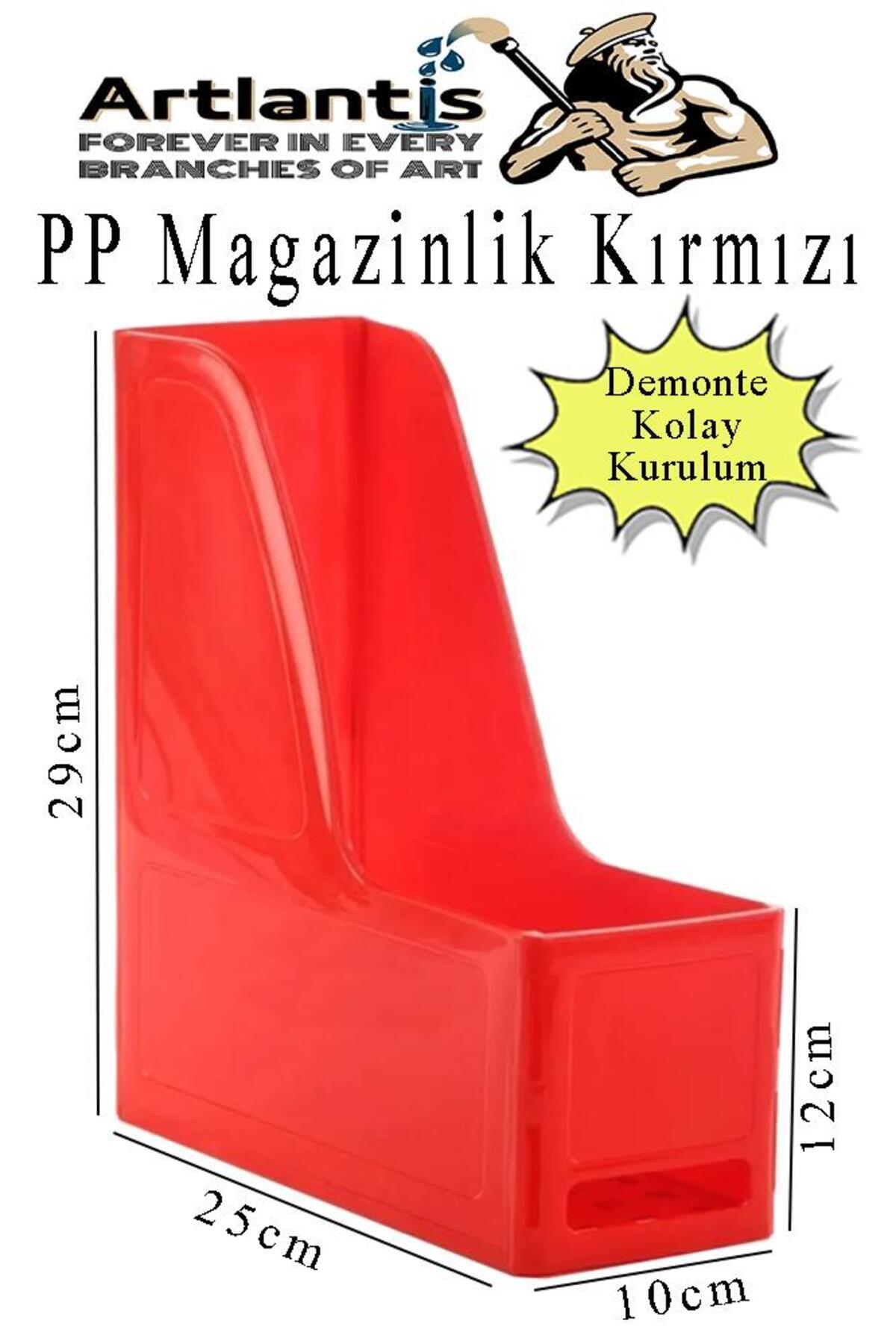 Artlantis Demonte Plastik Magazinlik 1 Adet Plastik Kutu Klasörü Magazinlik A4 Dosya ve Masa Düzenleyici Sınıf