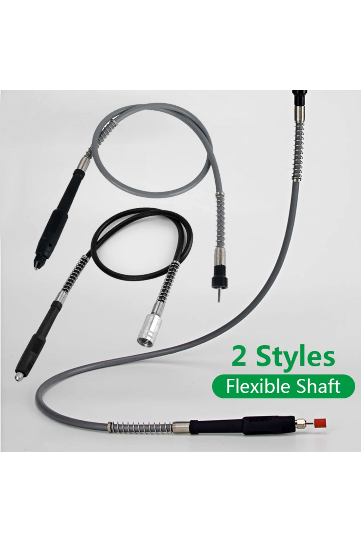 Choice-Soft Flex Shaft Grinder Flexible Shaft with 0.3-3.2mm Drill Chuck Handle For Dremel Rotary Tool E... 2