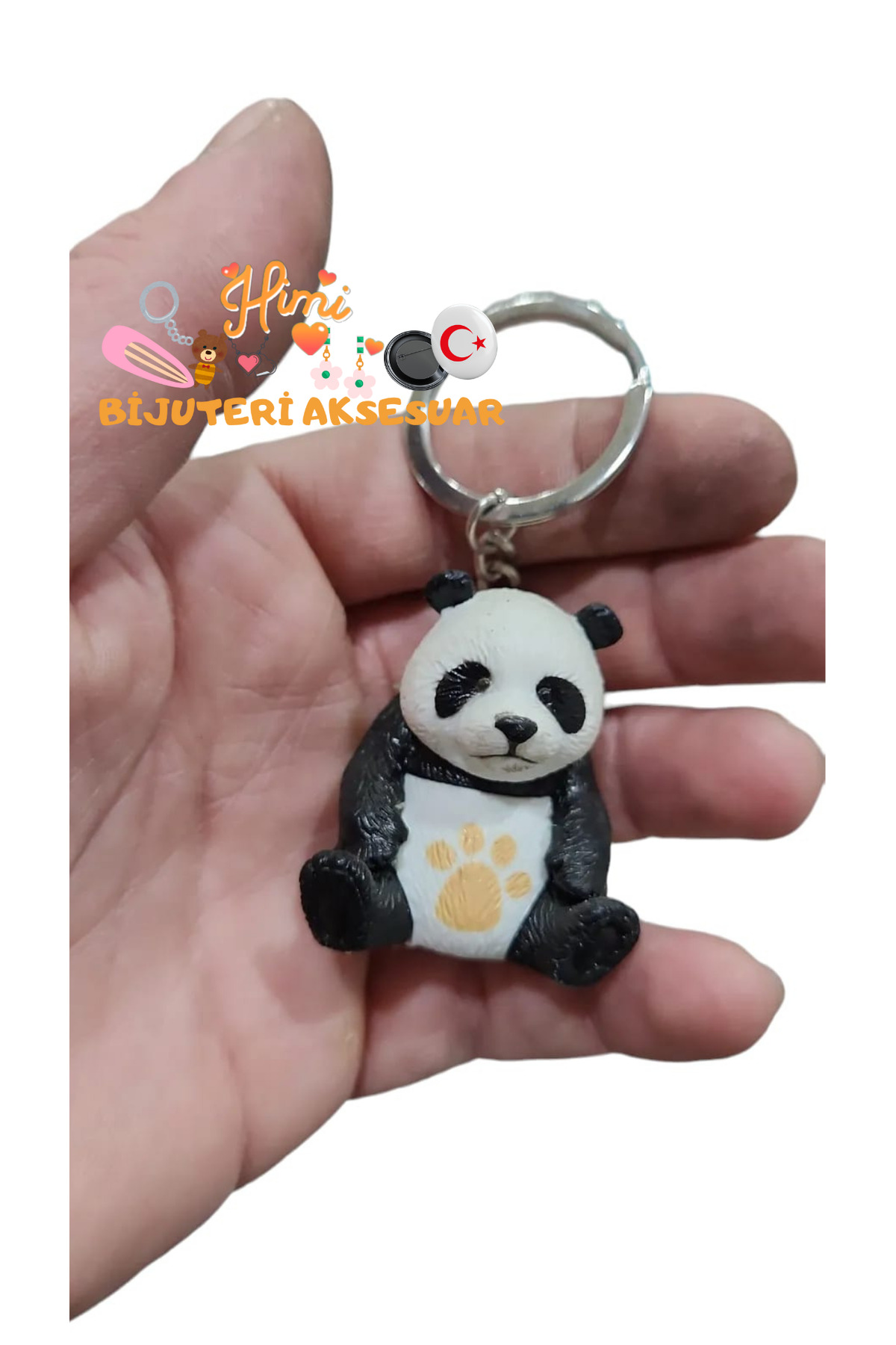 Panda Anahtarlık Sırt Çantası Süsü Oto Anahtarlık Süsü Okul Çantası Spor Çantası Süsü