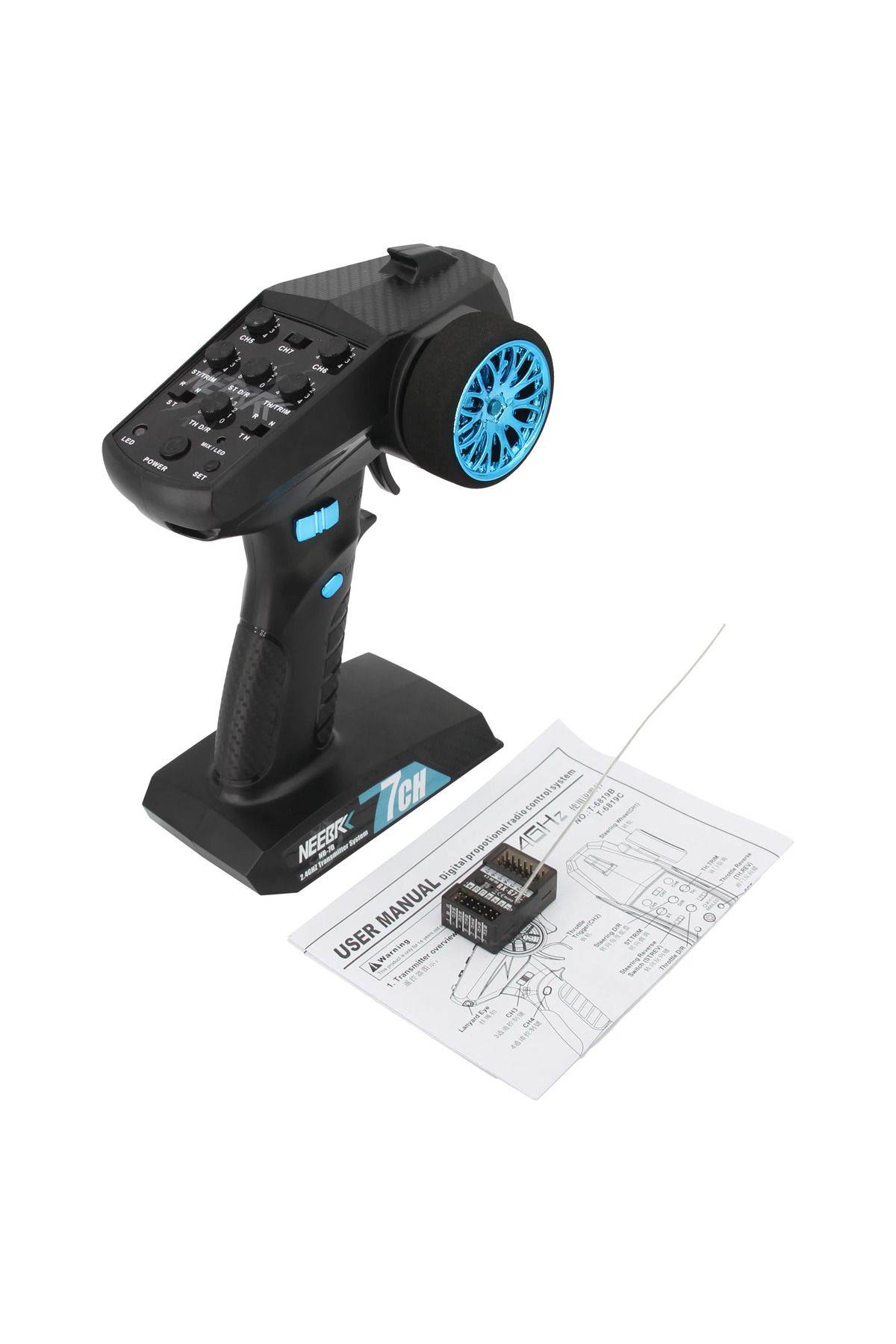 Choice-NEEBRC 2.4GHZ 7CH Transmitter Radio System Transmitter Remote Control/led light controller system... 6