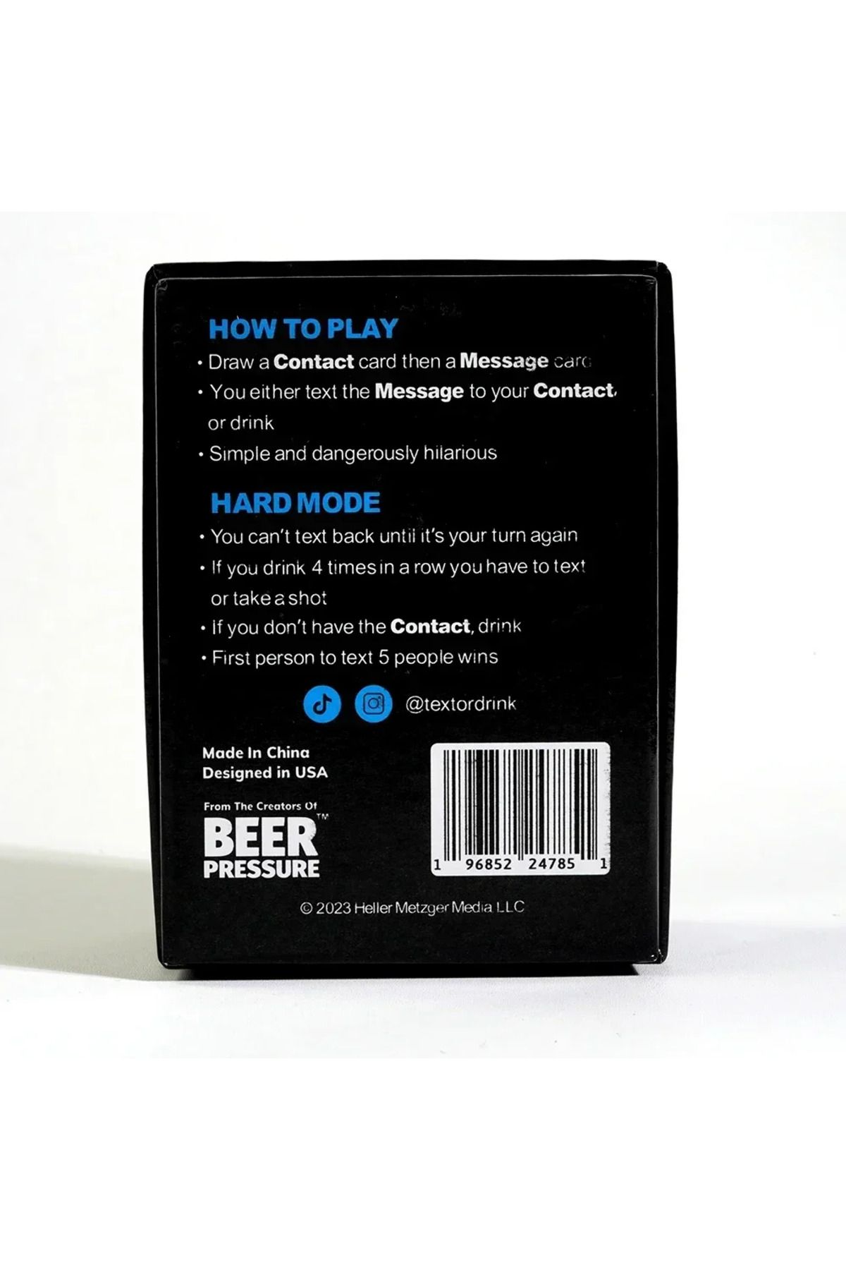 Choice-Text Or Drink Drinking Card Game For Parties Pregames And Game Nights The Perfect Party Gift Beer... 5