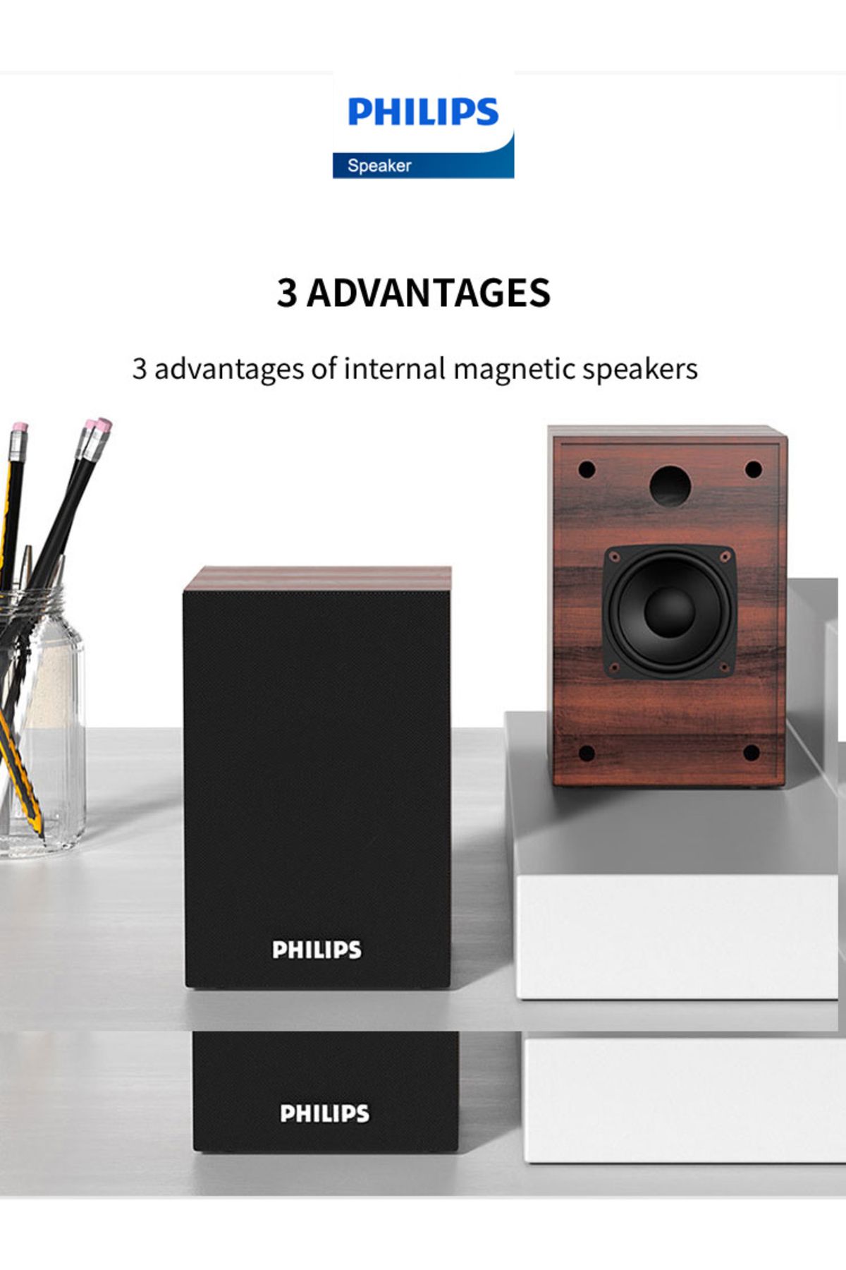 Philips-SPA20 Speaker Bluetooth with 360 degree Surround Sound Bluetooth Wireless Stereo for Comp... 4