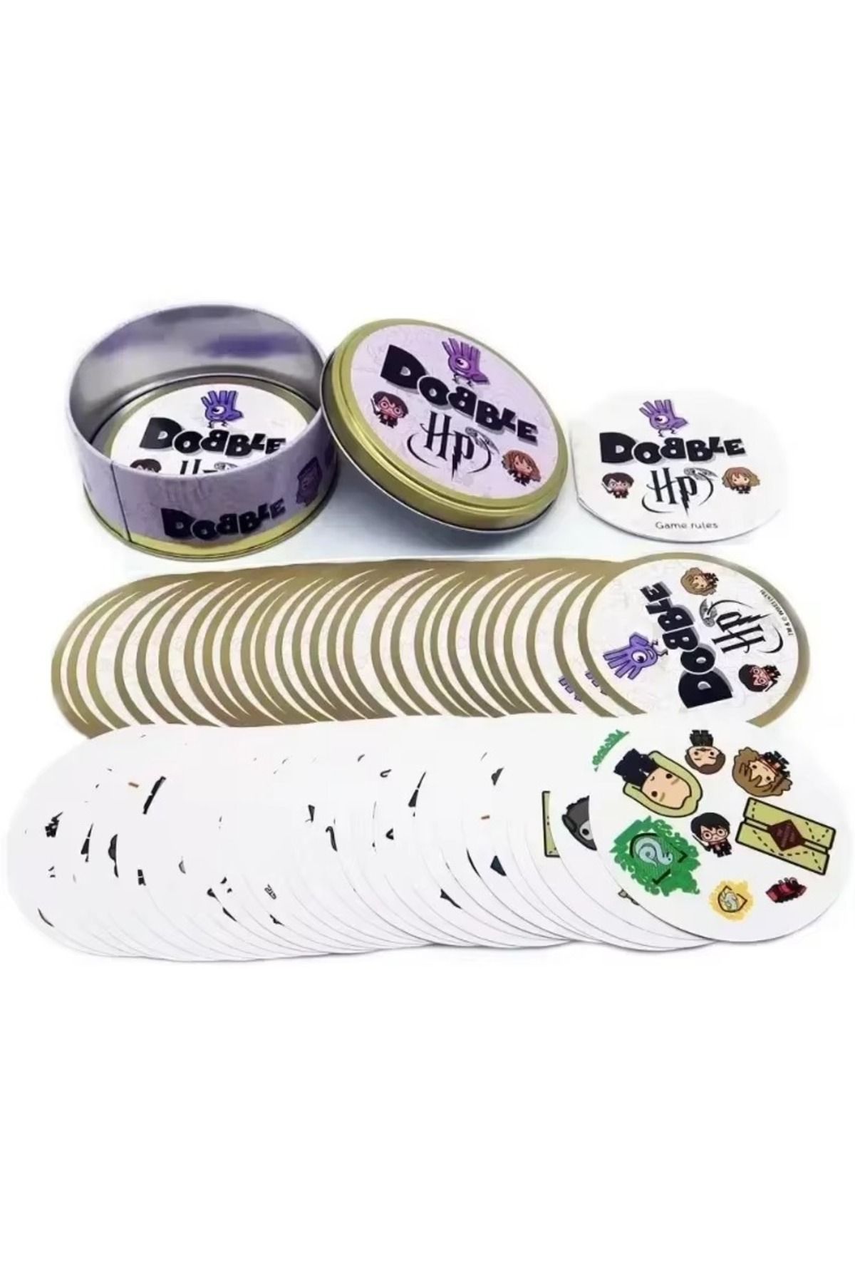 Choice-Spot it Ninja Turtle Dobble Card Game Double juego HP Animals Board Game Players Party Game 2-8 p... 8