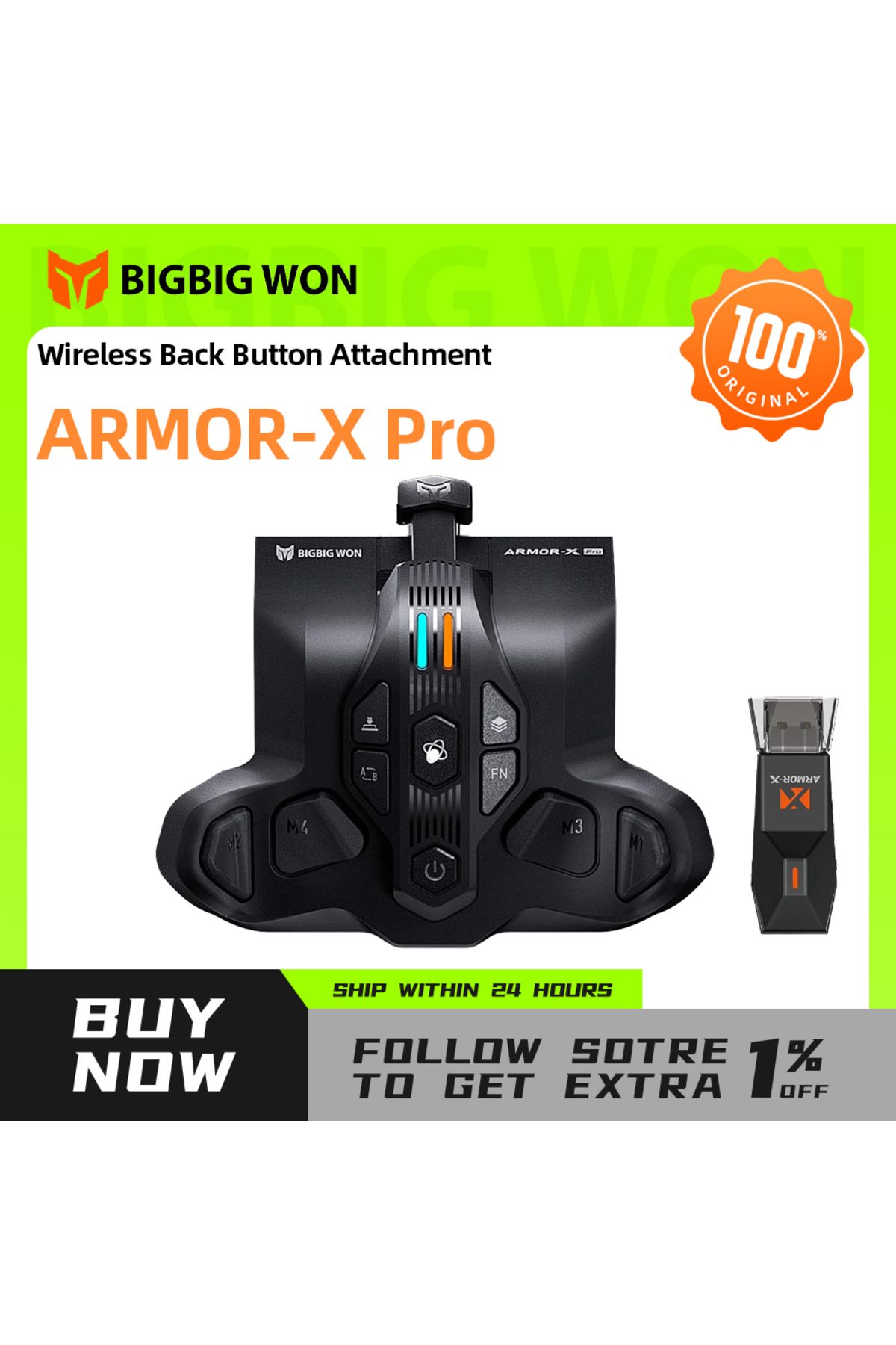 Choice-BIGBIG WON ARMOR X Pro Wireless Controller Paddles Back Button Rear Game Paddle Attachment for Xb... 1