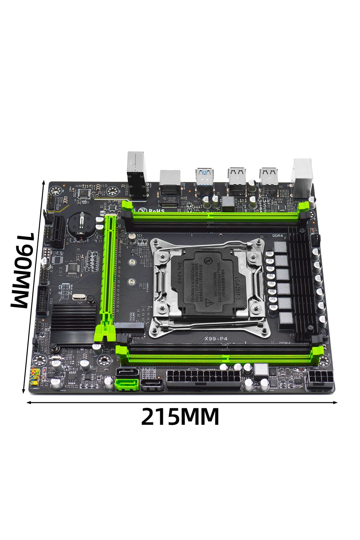 ZSUS-X99 P4 Motherboard Set Kit With Intel LGA2011-3 Xeon E5 2630 V4 CPU DDR4 16GB  (1*16GB) 2133... 4