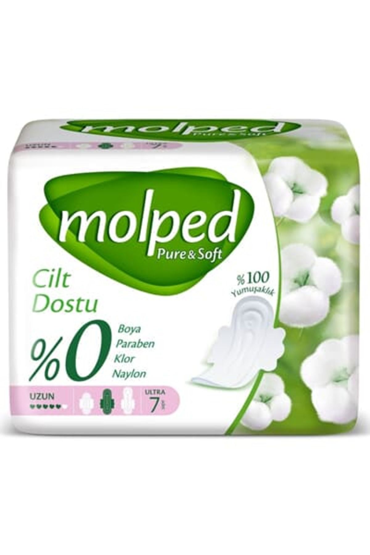 NessiWorld Molped Pure&Soft Uzun Ped 7 Adet