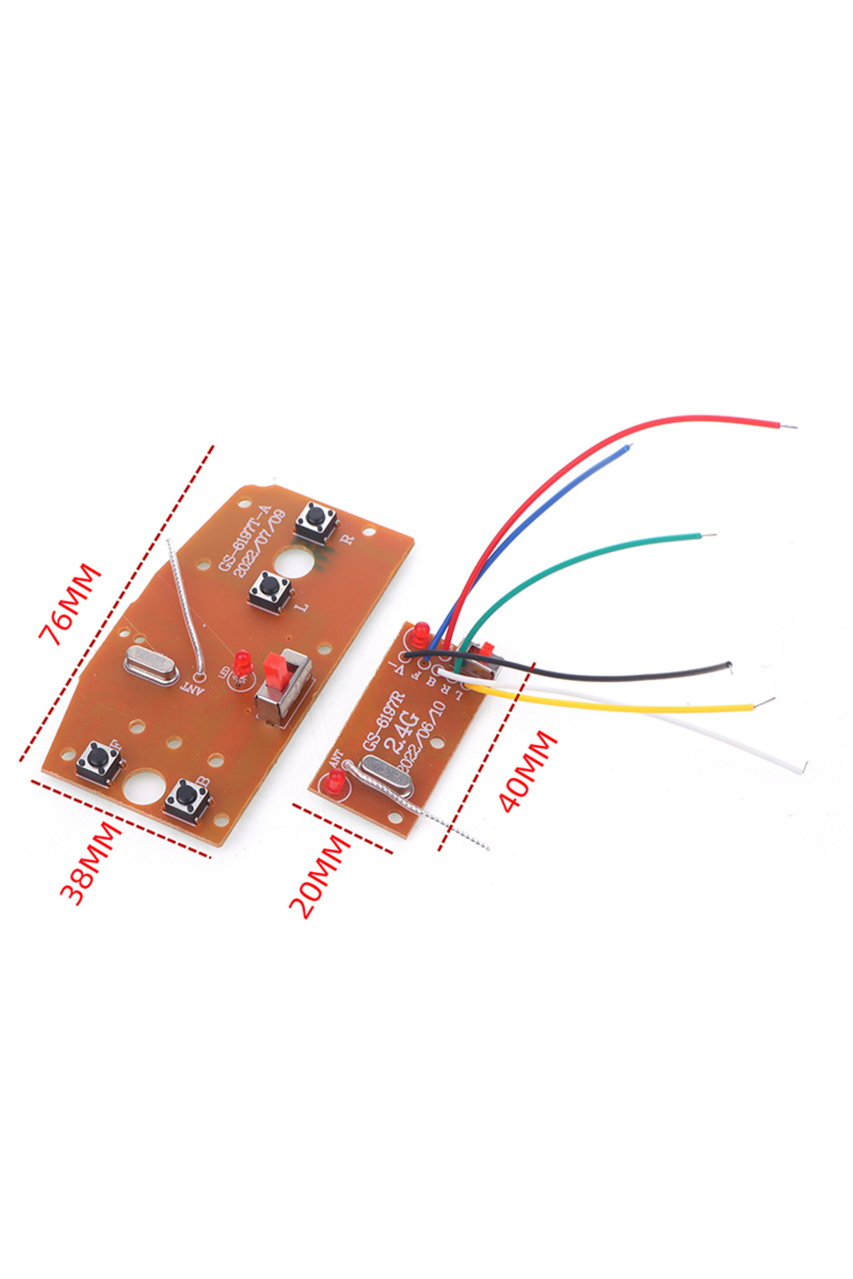 Choice-2.4G Four Channel Transmitter Receiver Board For RC Car Remote Control Toys Parts Module High Qua... 6