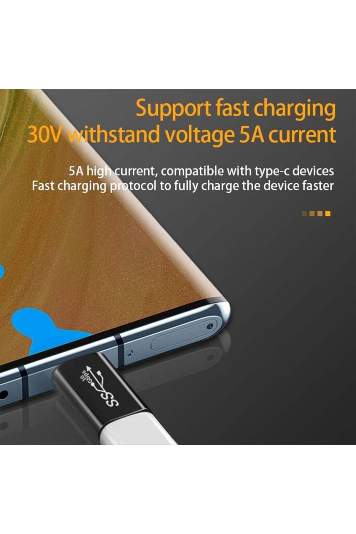 Choice-NNBILI USB 3.1 TypeC Adapter Converter USB C Charge Data Sync Extension USBC Female To Male Typec... 5