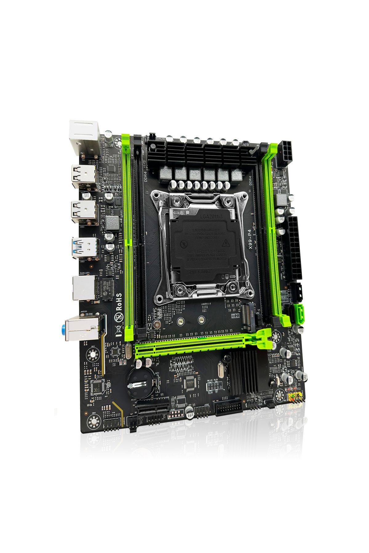 ZSUS-X99 P4 Motherboard Set Kit With Intel LGA2011-3 Xeon E5 2630 V4 CPU DDR4 16GB  (1*16GB) 2133... 3