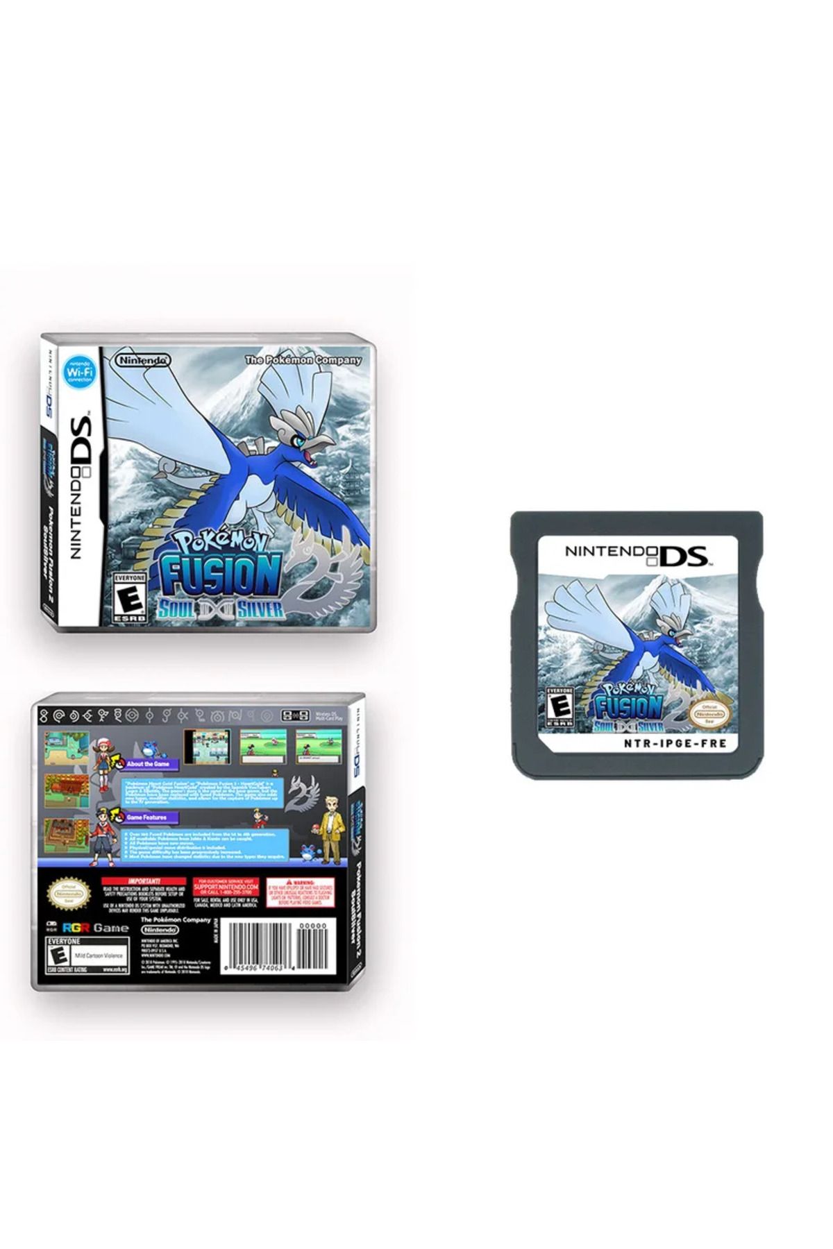 Choice-Pokemon Fusion 2- Heart Gold/soul Silver Nds Game Card Pocket Monster Box French Enthusiast Toy G... 3