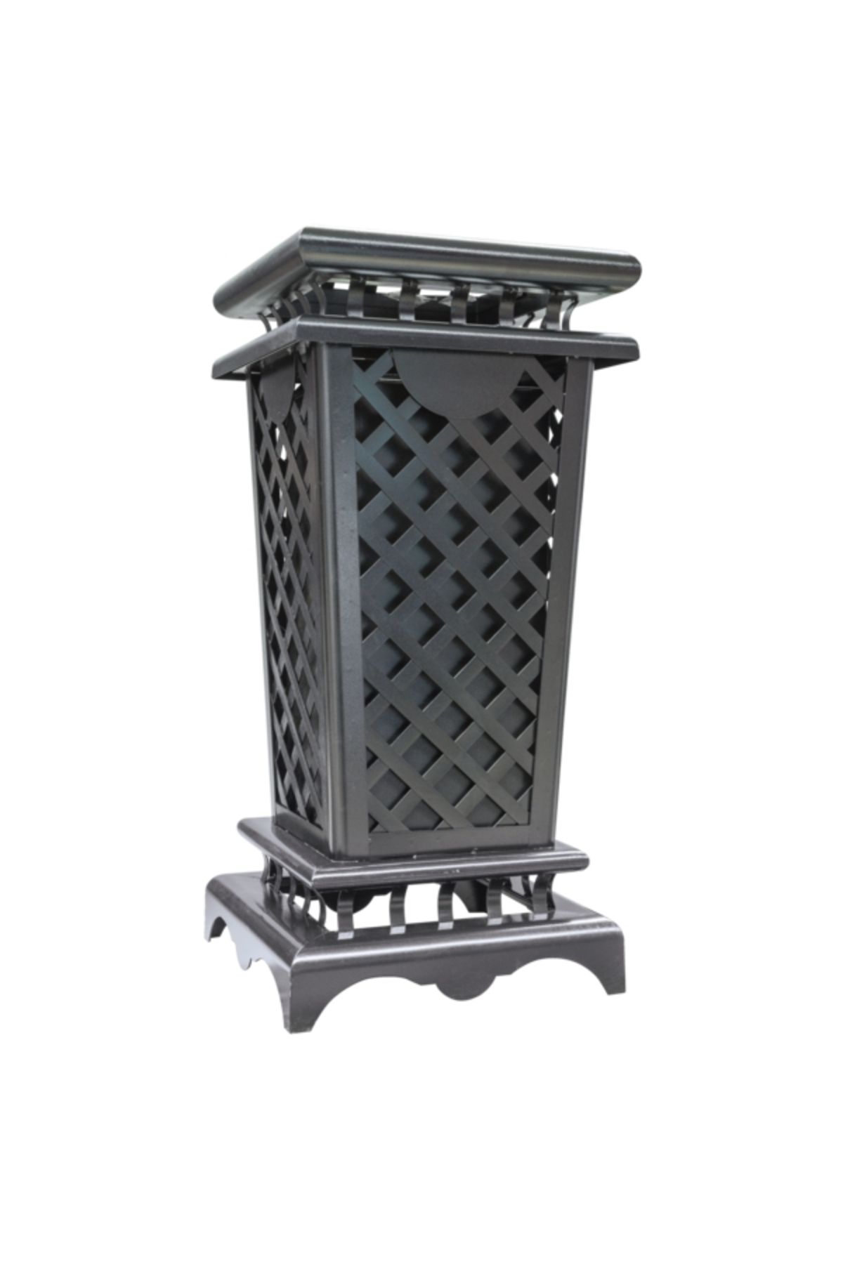 EKO-Durable Metal Outdoor Trash Can 42 Liter EK94185 1