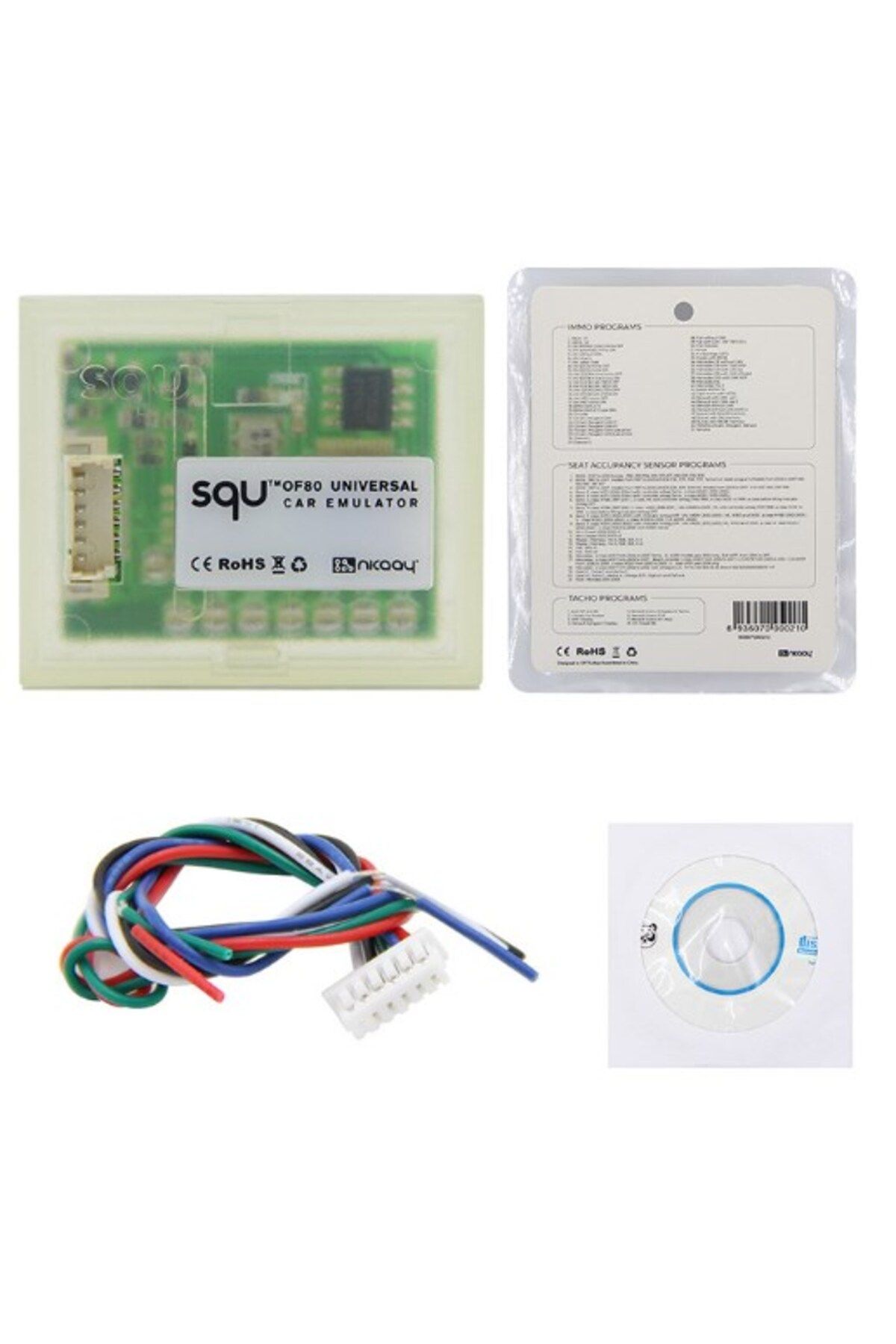Choice-10PCS Best Price SQU OF68 OF80 Universal Car Emulator Signal Reset Immo Programs Place ESL Diagno... 1